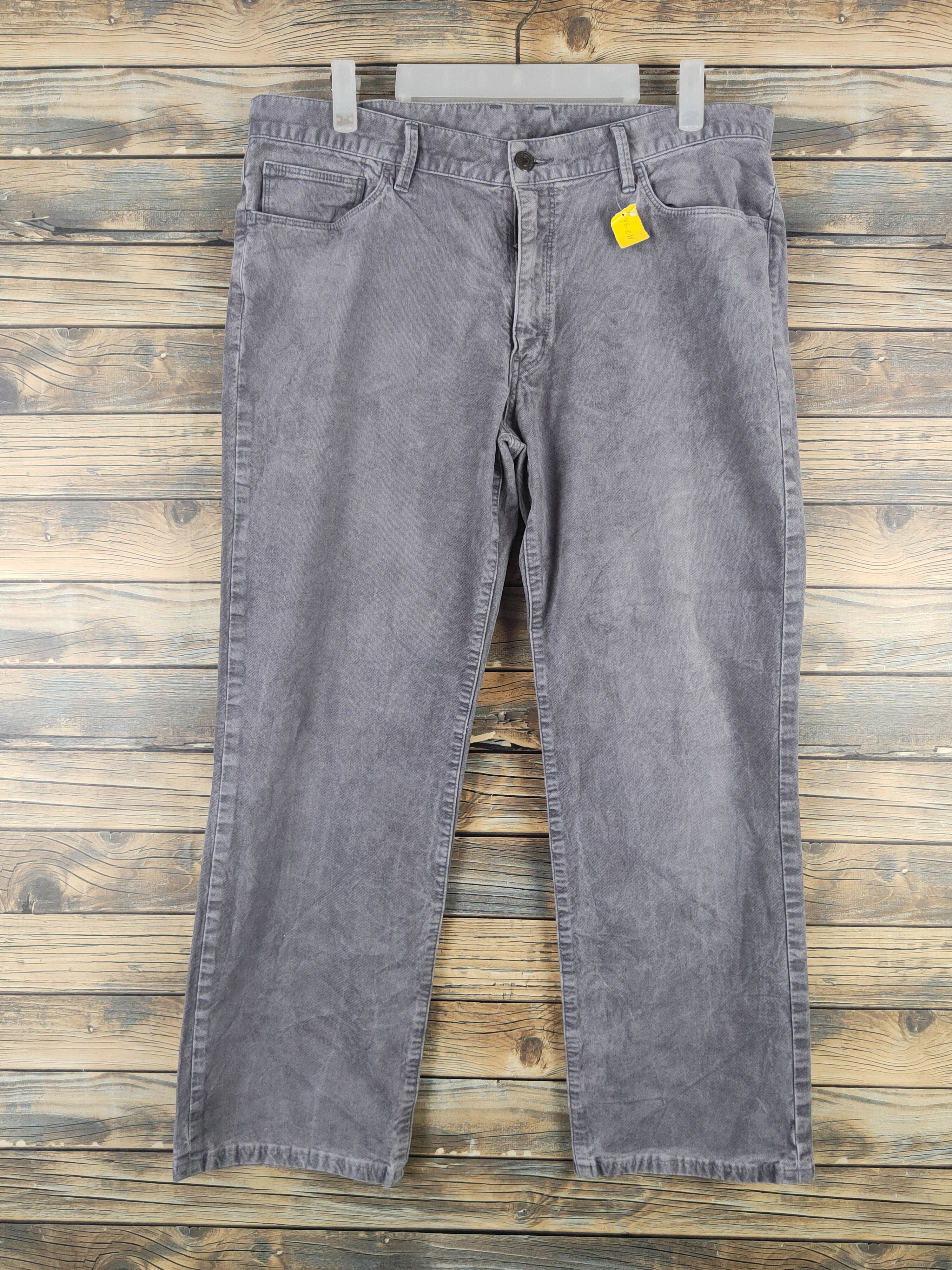 Japanese Brand DL Uniqlo Gray Multipocket Casual Pants #46-278T Size US 35 - 1 Thumbnail