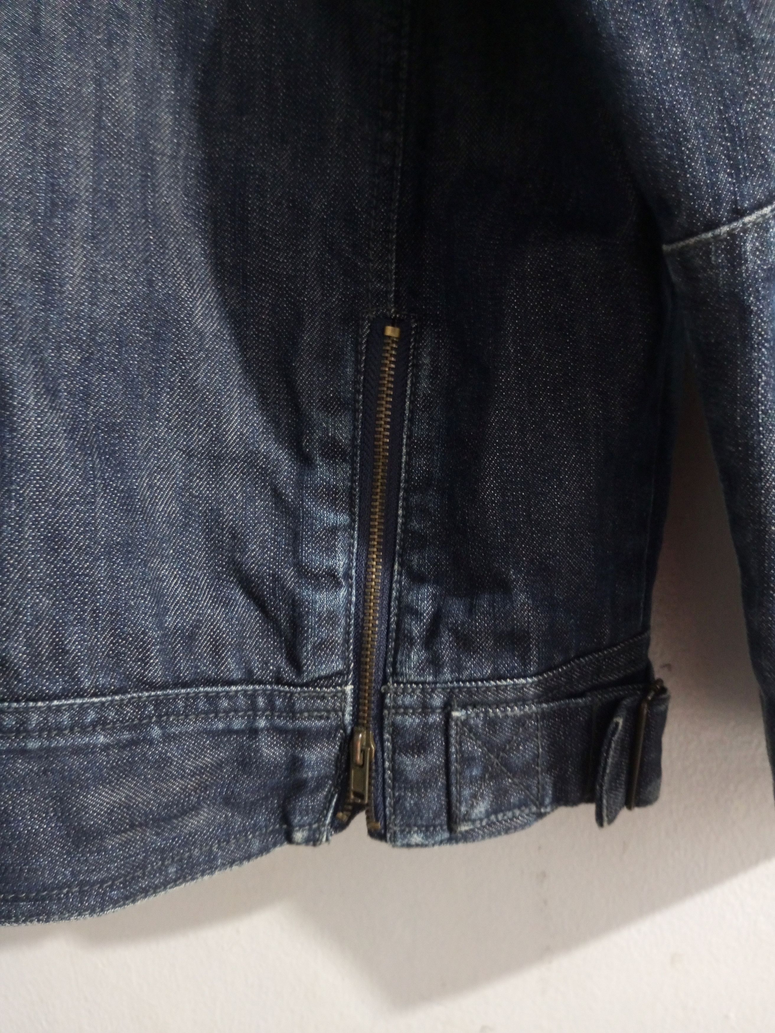 Cooper Vintage Lee Cooper multi zipper distressed denim jacket Size US M / EU 48-50 / 2 - 7 Thumbnail