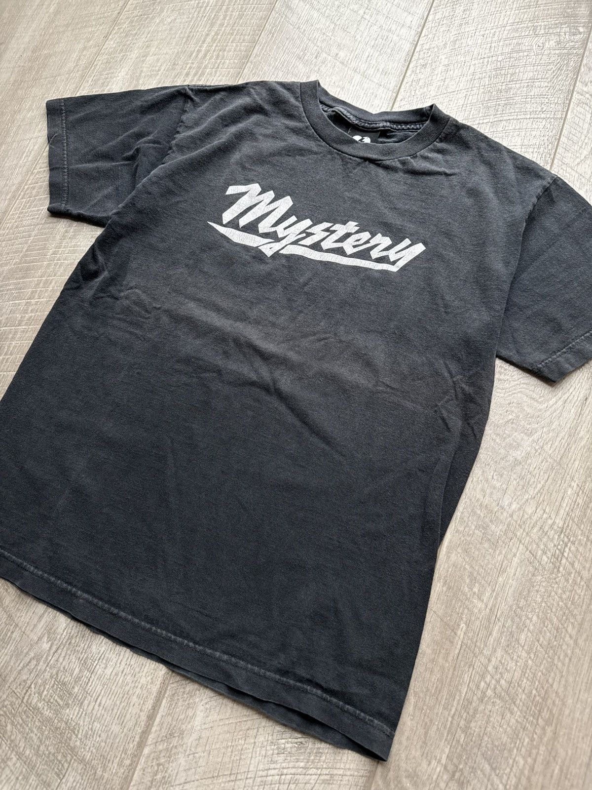 If Six Was Nine Vintage 90s Mystery Skateboards USA Faded Y2K T-Shirt Black Size US M / EU 48-50 / 2 - 2 Thumbnail
