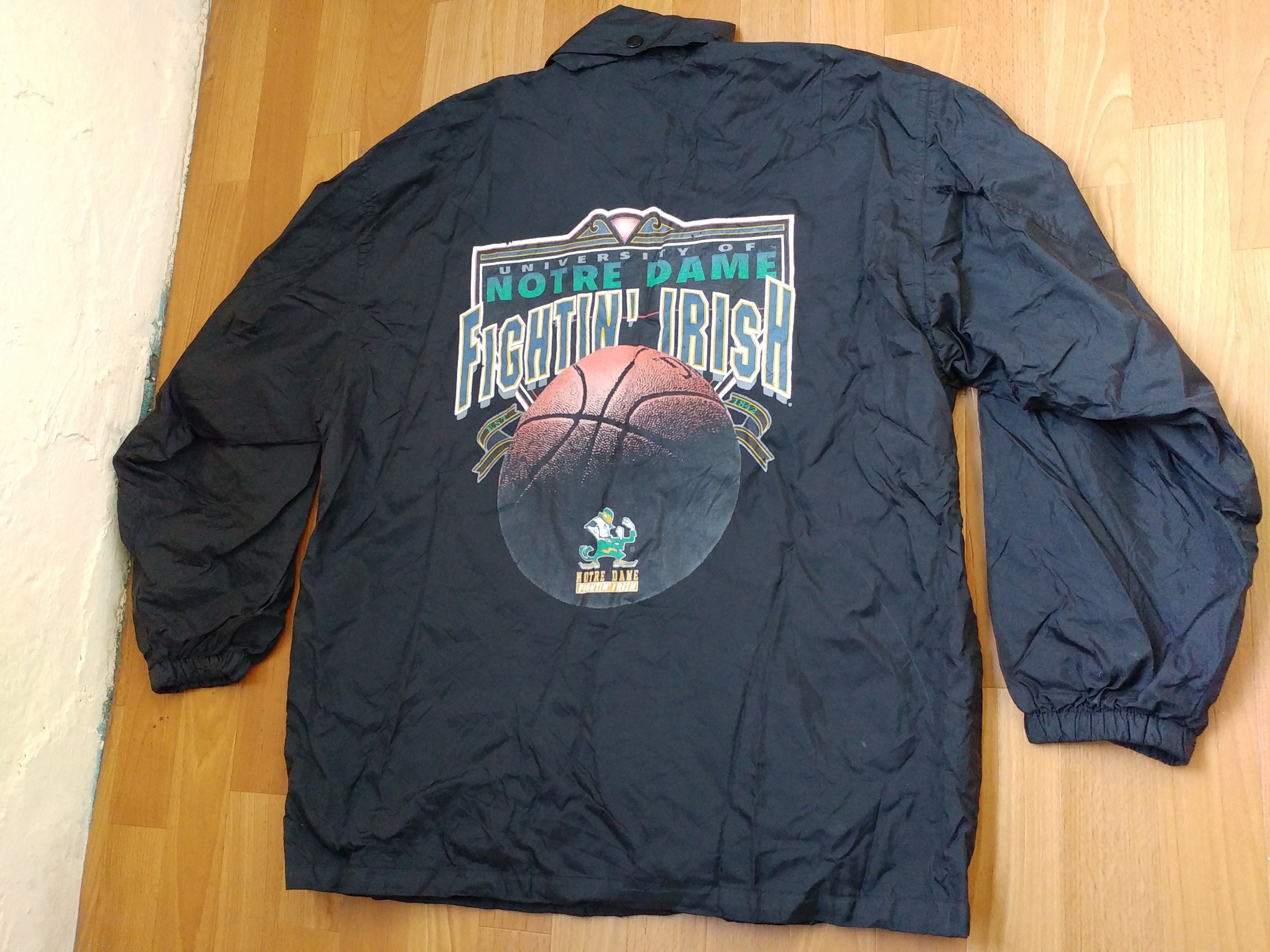 NFL × Vintage NFL Notre Dame Fighting Irish jacket, CMP windbreaker L Size US XL / EU 56 / 4 - 4 Thumbnail