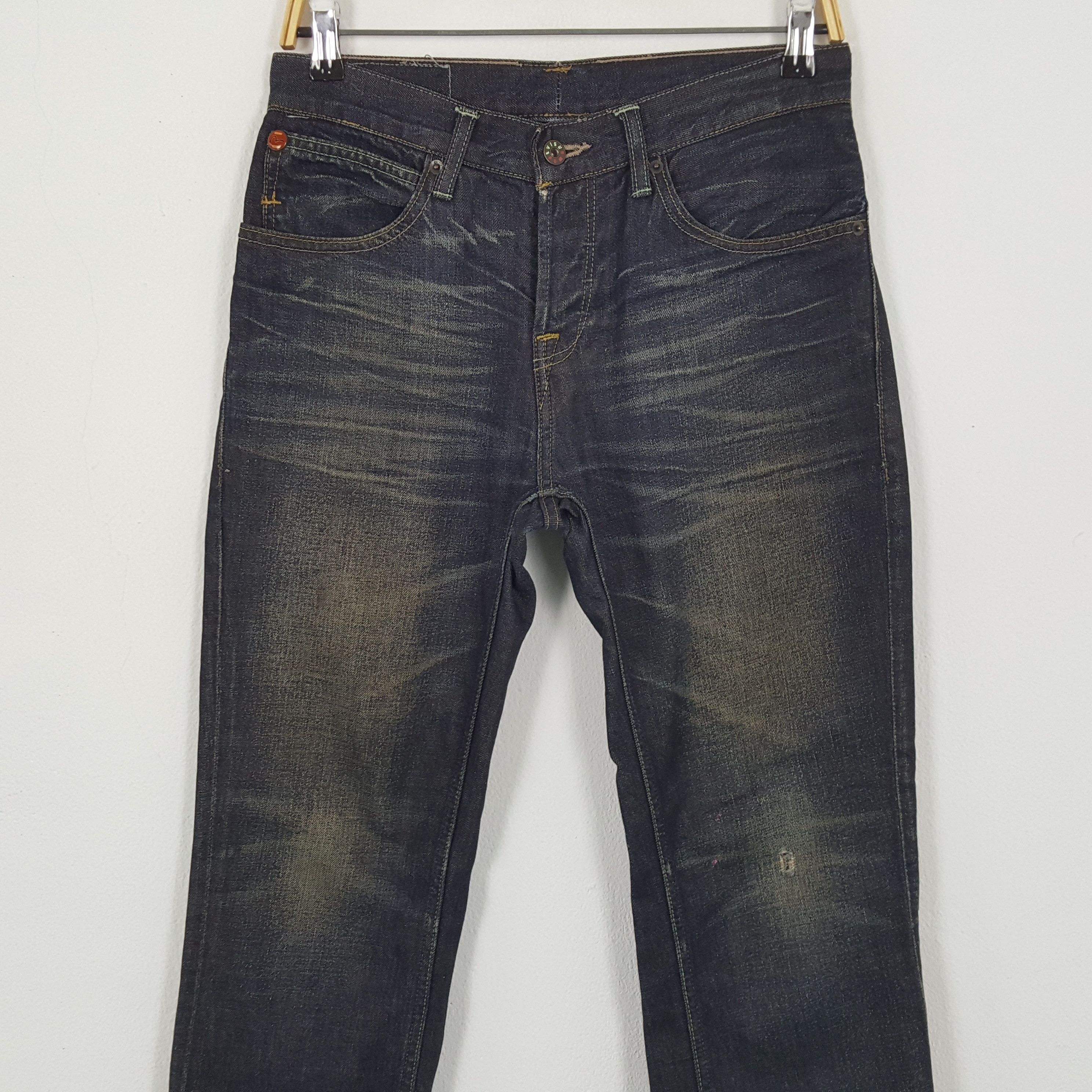 Evisu × Puma × Vintage Vintage EVISU x PUMA Japan Brand Daicock Custom Style Jeans Size US 29 - 5 Thumbnail