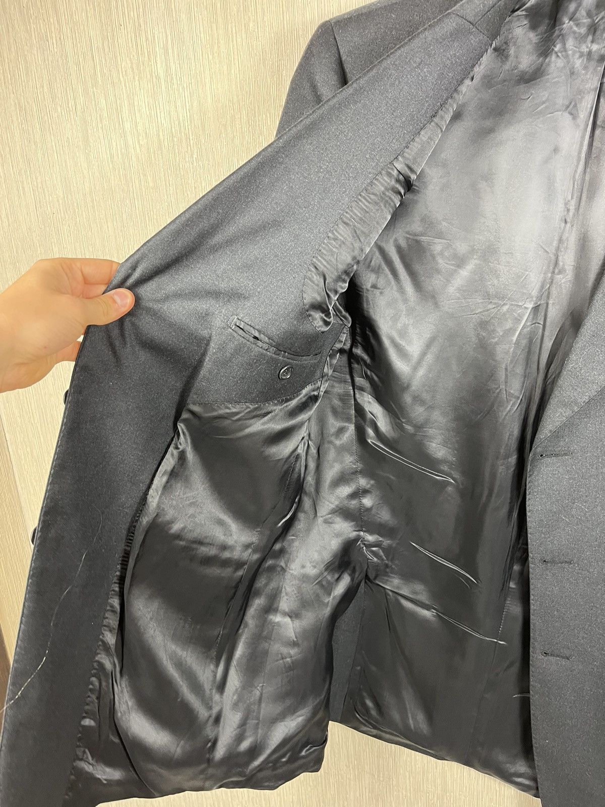 Designer × Ermenegildo Zegna Ermenegildo Zegna Australian wool blazer jacket coat vintage Size 48R - 13 Thumbnail