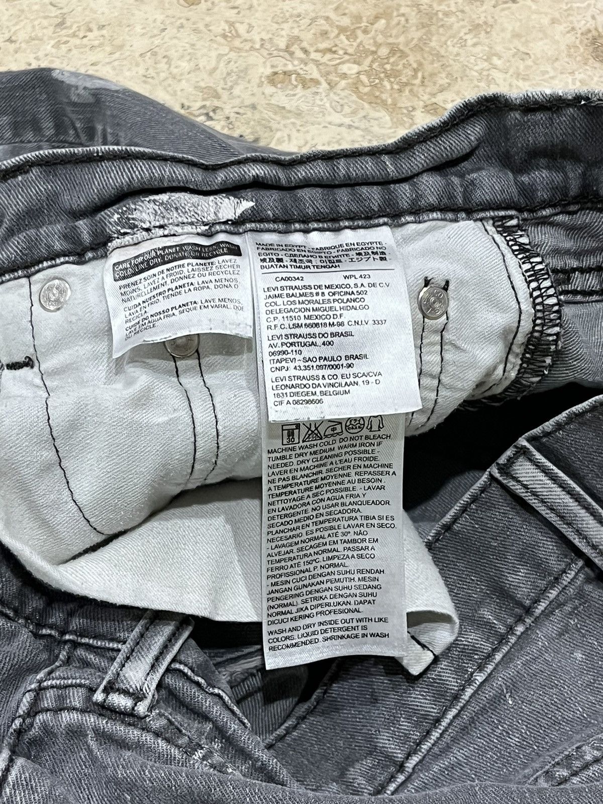 Levi's Levi’s 514 Painters Distressed Jeans Size US 32 / EU 48 - 12 Thumbnail
