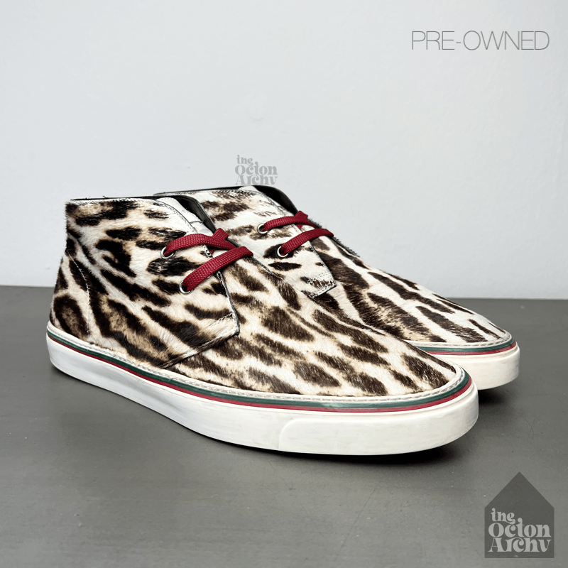 Gucci Gucci Leopard Print Chukka Sneaker 245307 FW2010 Pre-Owned Size US 9 / EU 42 - 1 Thumbnail