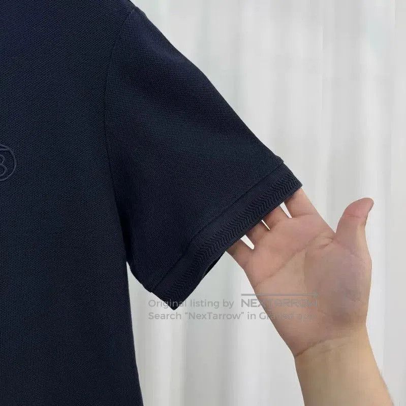 Burberry Burberry Black Cotton Logo Polo Shirt. Size US S / EU 44-46 / 1 - 4 Thumbnail