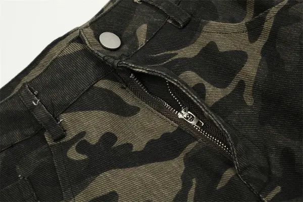 VIBE Retro camouflage casual stitching machete workwear trousers Size US 32 / EU 48 - 4 Thumbnail
