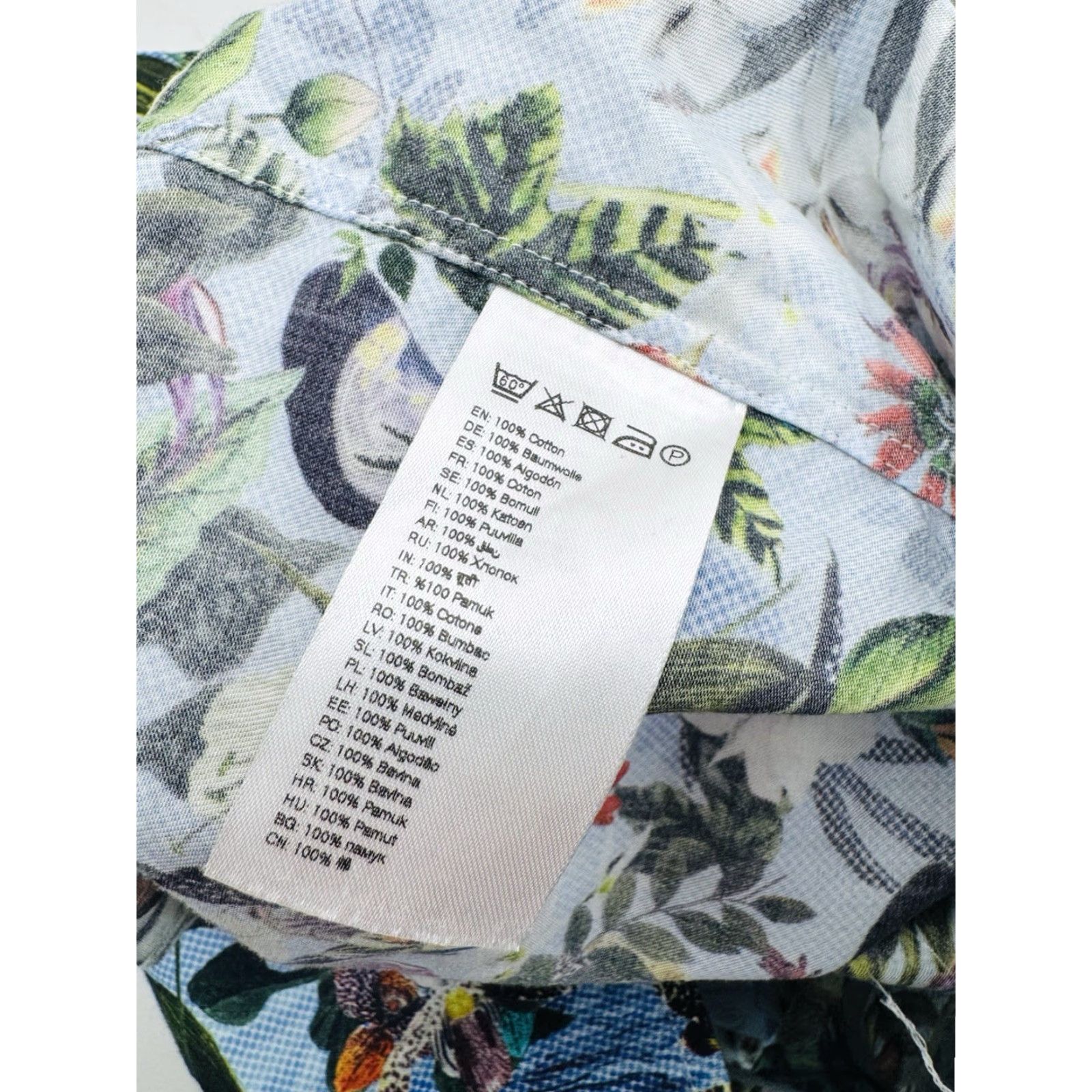 Eton Eton Colorful Floral 16 41 M Slim Fit Shirt EXCELLENT Button-Up Long Sleeve Multicolor Floral Pattern Men’s Shirt B10.5 Size US M / EU 48-50 / 2 - 5 Thumbnail