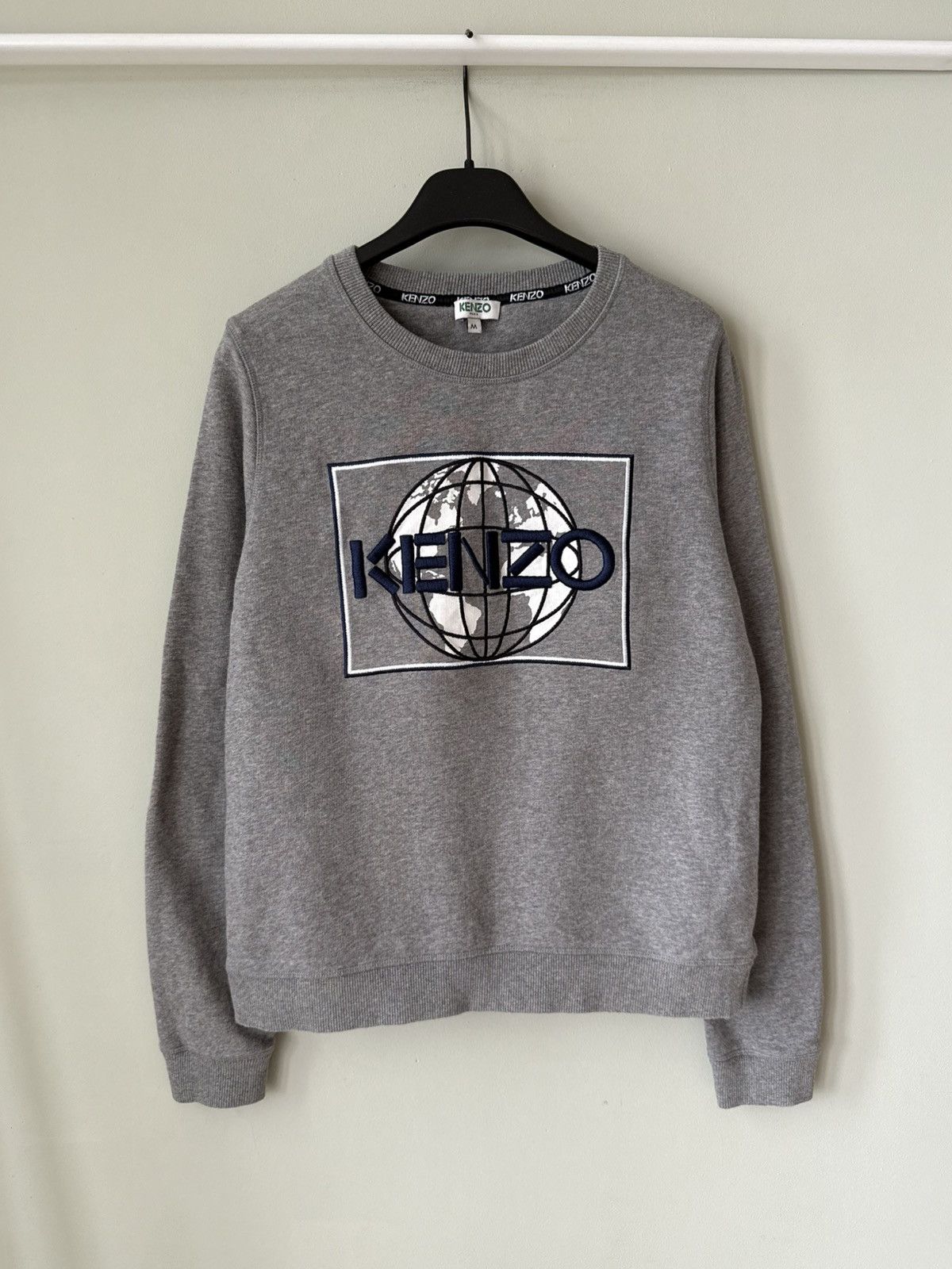 Kenzo Kenzo earth logo crew sweatshirt Size M / US 6-8 / IT 42-44 - 1 Thumbnail