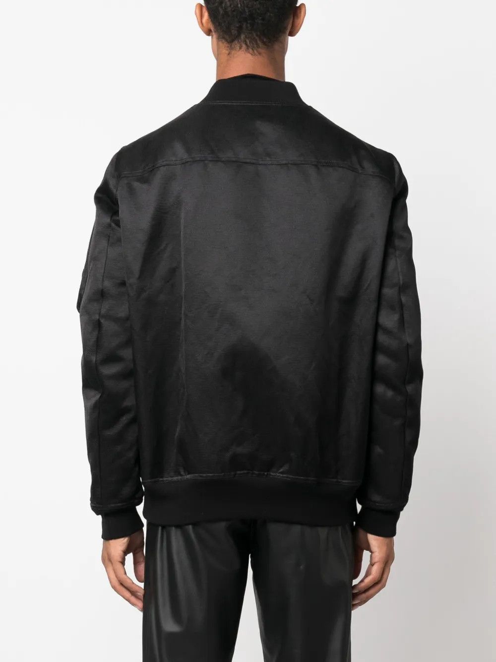 Rick Owens o1y0325 Bomber Jacket in Black Size US S / EU 44-46 / 1 - 4 Thumbnail