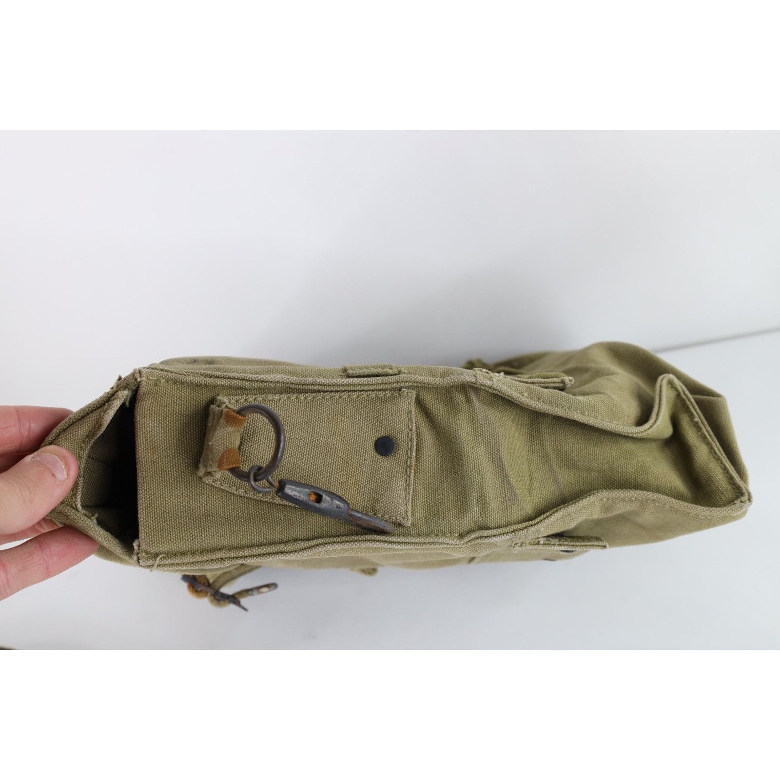 Vintage Vintage 40s World War II Medic Paratrooper Pouch Canvas Bag Size ONE SIZE - 4 Thumbnail