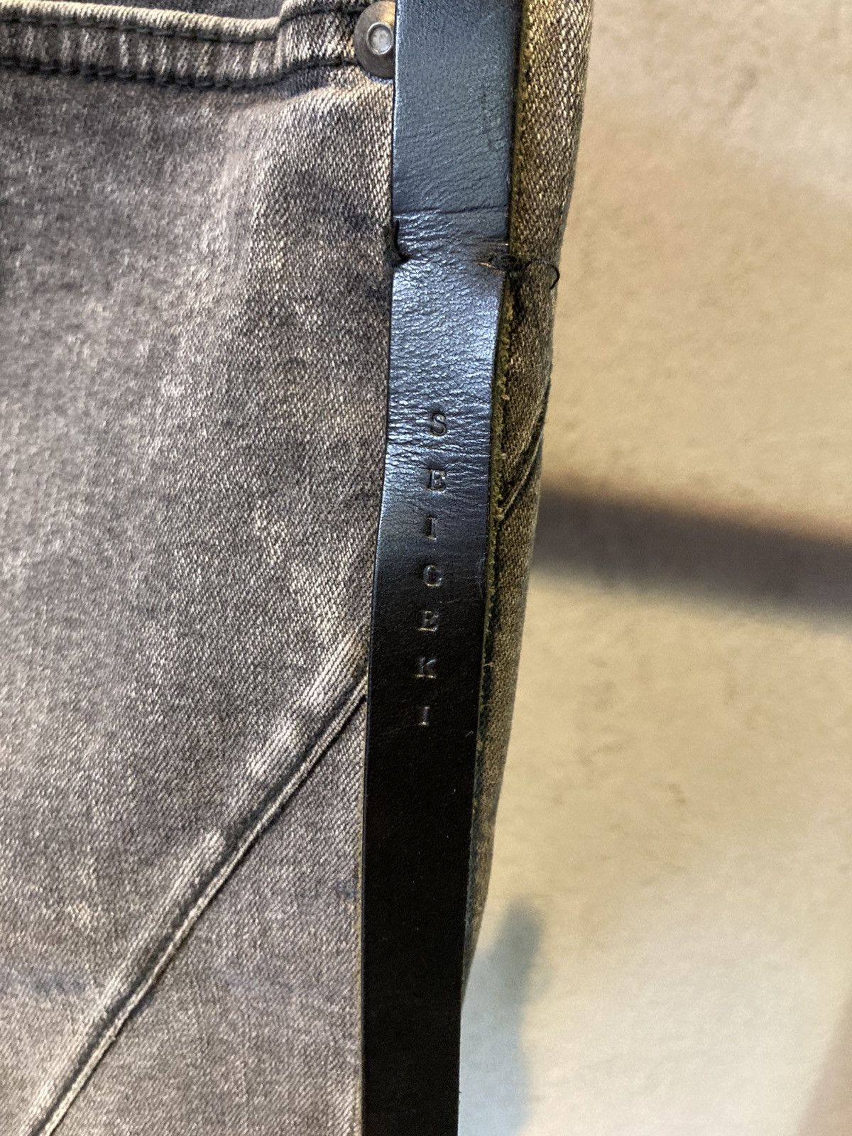 Fagassent Toshiki Aoki Seigeki Grey Denim Size US 28 / EU 44 - 4 Thumbnail