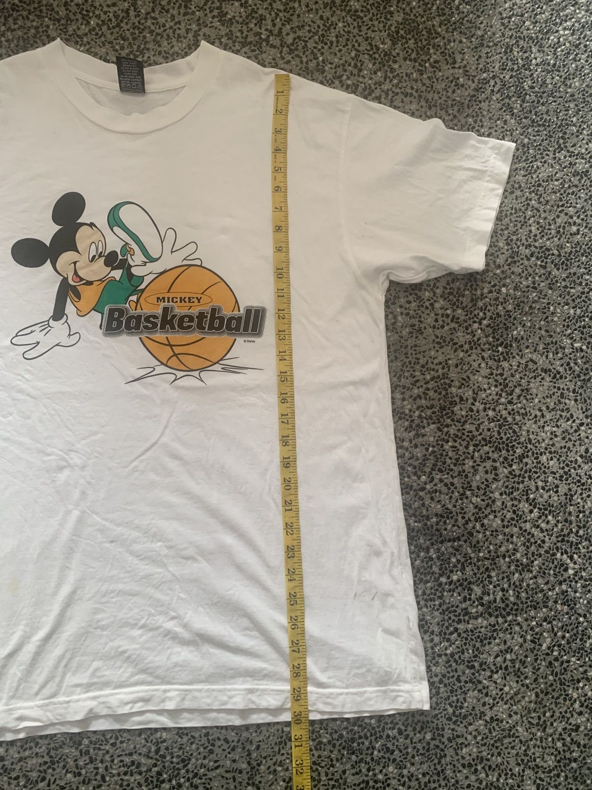 Disney × Mickey Mouse × Vintage Vintage 90s Disney Mickey Basketball T shirt Size US XL / EU 56 / 4 - 11 Thumbnail