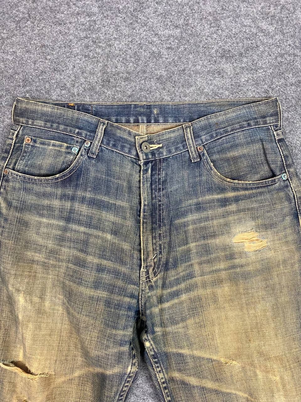 Levi's vintage levis 503 rusty distressed denim nice design Size US 35 - 10 Thumbnail