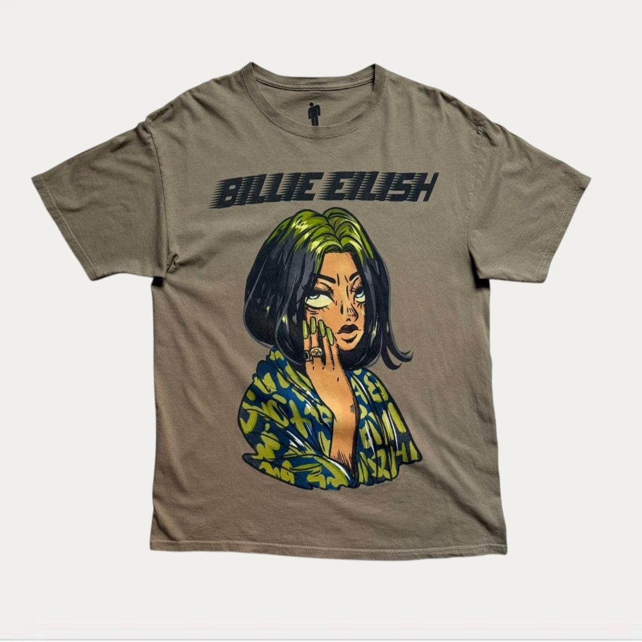 Billie Eilish Billie Eilish Colorful Anime Portrait T-Shirt Size US L / EU 52-54 / 3 - 1 Thumbnail