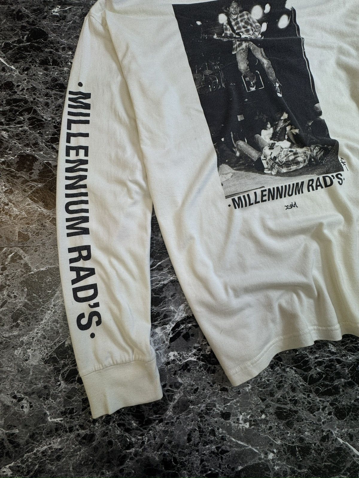 Nirvana X-girl x Nirvana Millennium Rad’s Long Sleeve Tshirt Size US XL / EU 56 / 4 - 4 Thumbnail