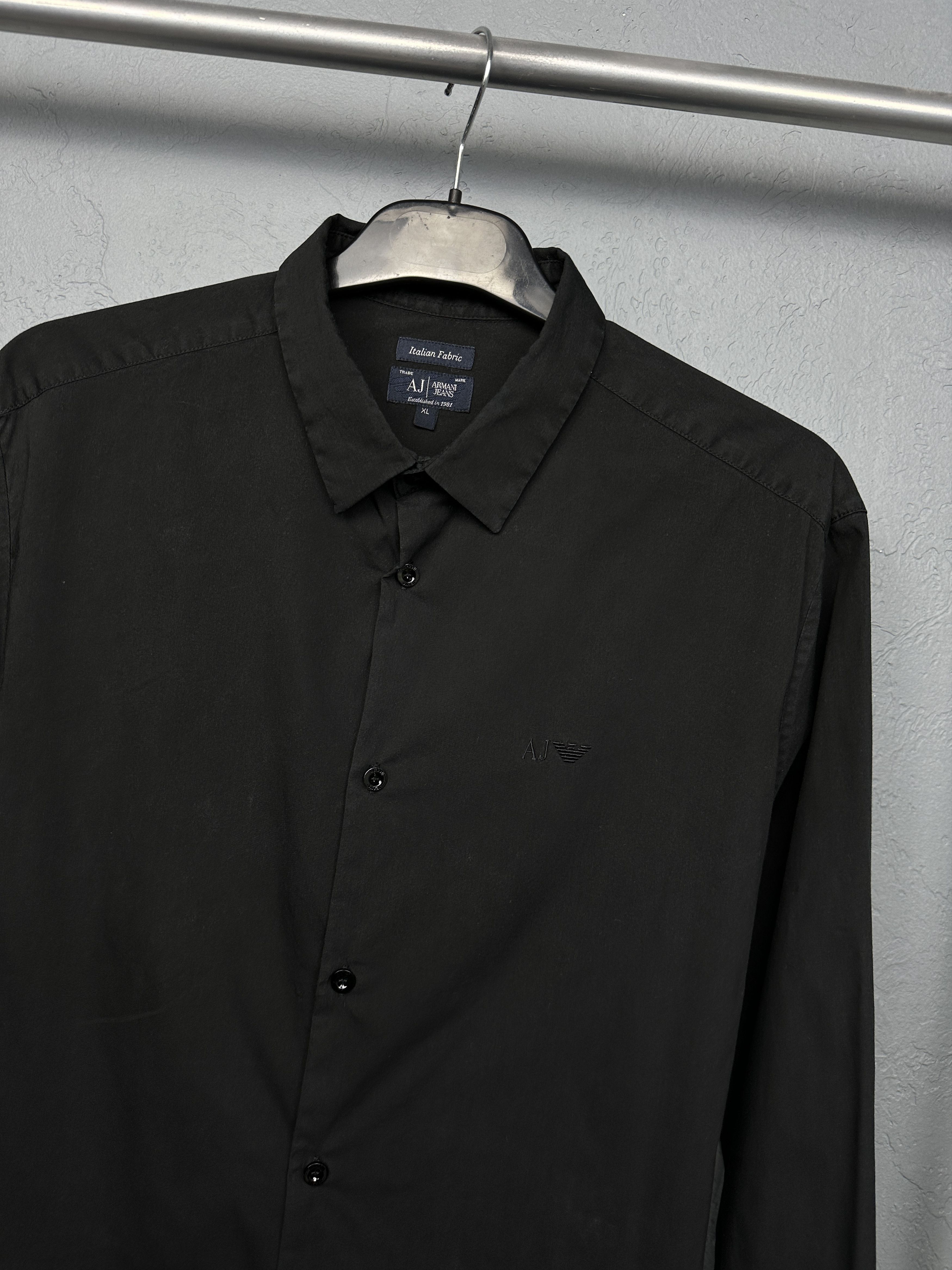 Armani Armani Jeans Mens Long Sleeve Shirt Size US XL / EU 56 / 4 - 2 Thumbnail