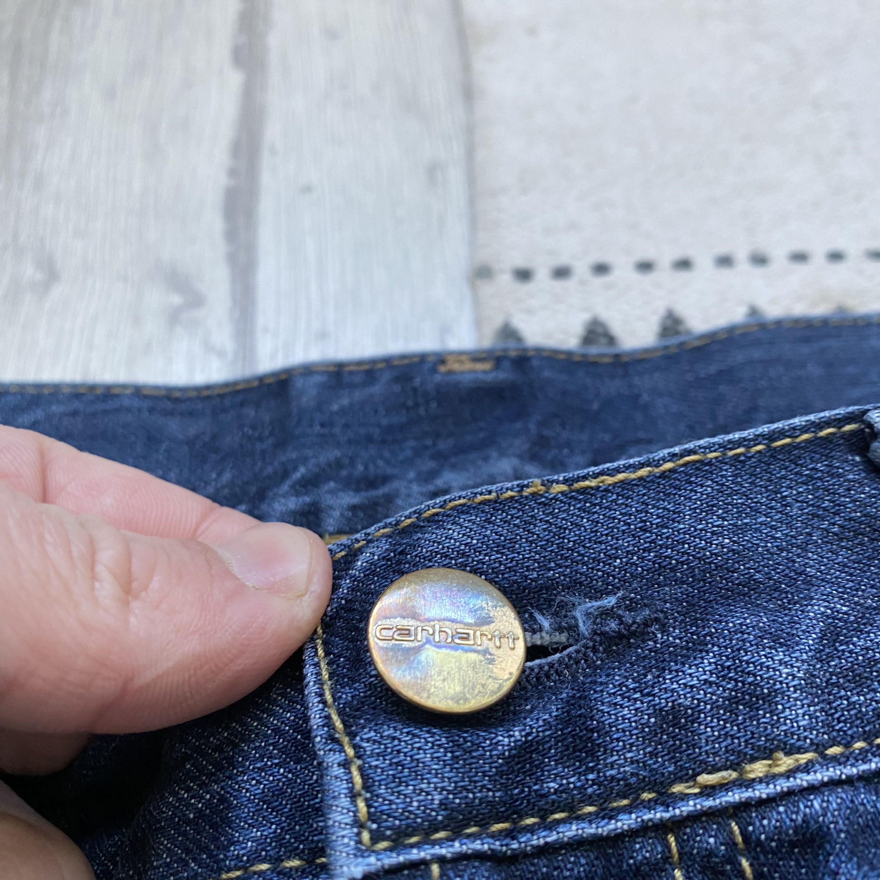Carhartt Wip 🔥Vintage 00s Carhartt Jeans Texas Pants Disstresed Size US 32 / EU 48 - 7 Thumbnail