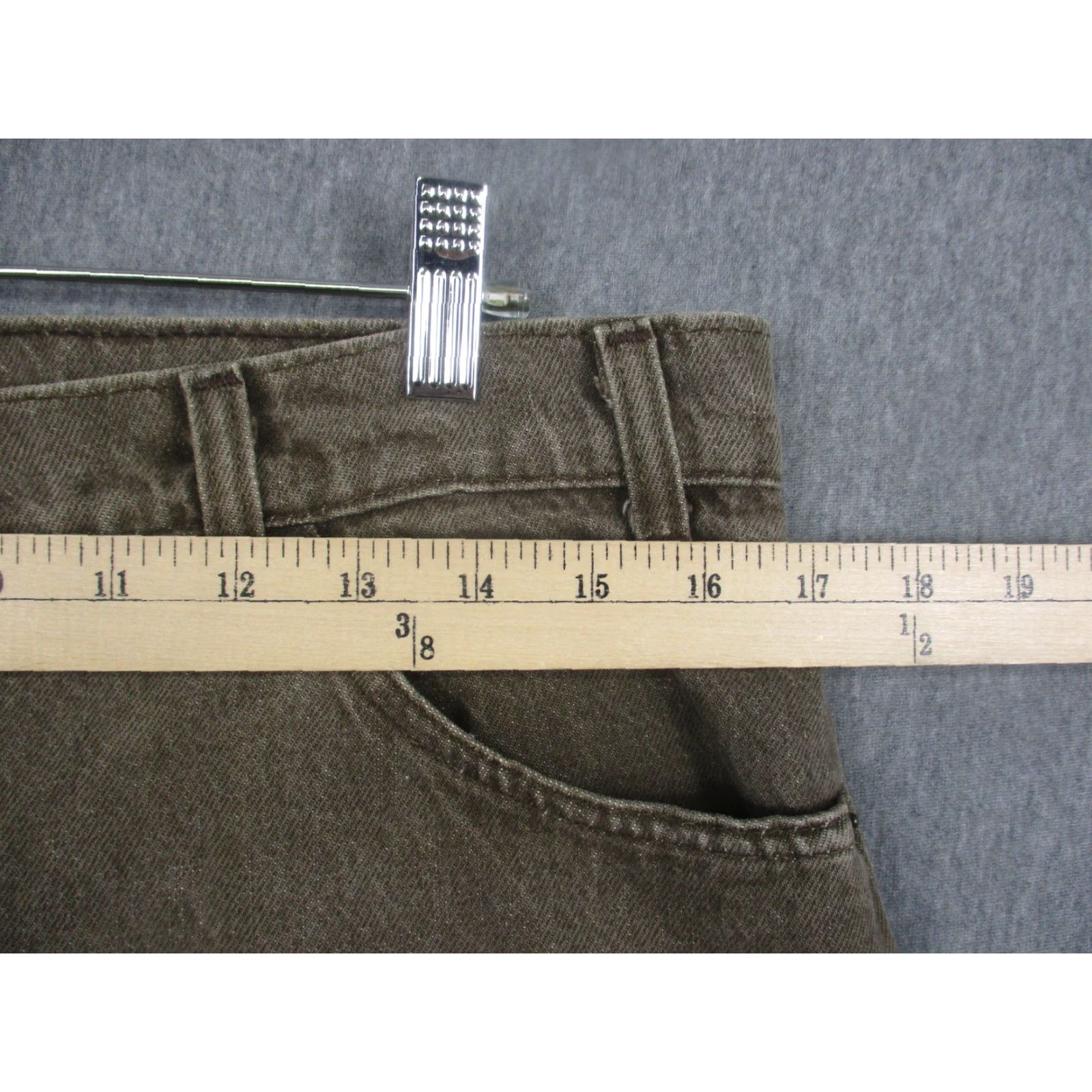 Levi's VINTAGE Levi's 550 Jeans Mens 34x32 Brown Denim Relaxed Tapered Made USA 90s Size US 34 / EU 50 - 3 Thumbnail