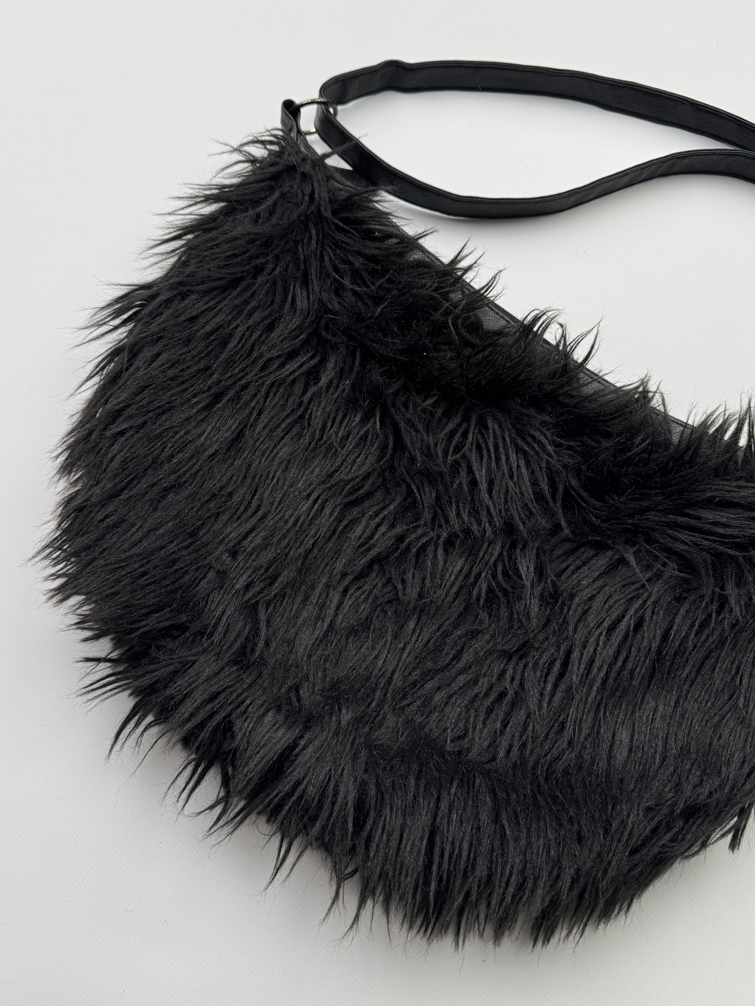 Vintage Vintage Fluffy Faux Fur Bag B573(V321)E2 Size ONE SIZE - 5 Thumbnail