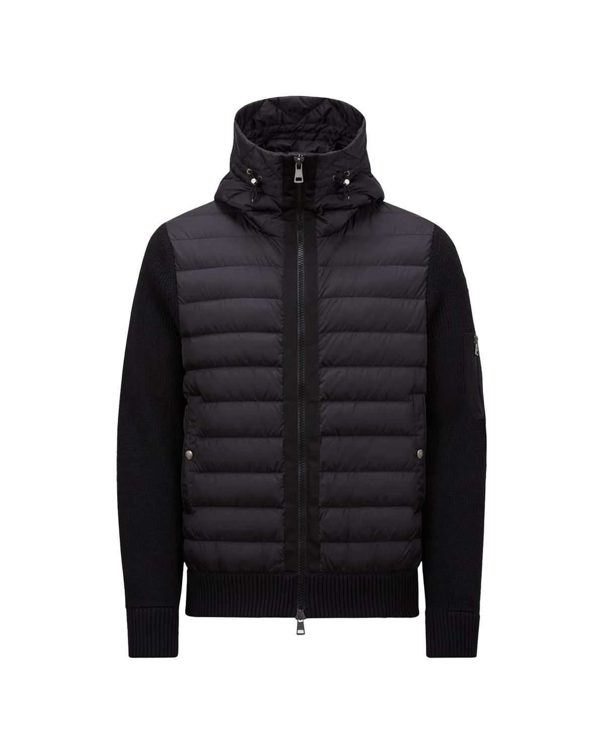 Moncler Moncler Padded Wool Hoodie Size US M / EU 48-50 / 2 - 1 Thumbnail