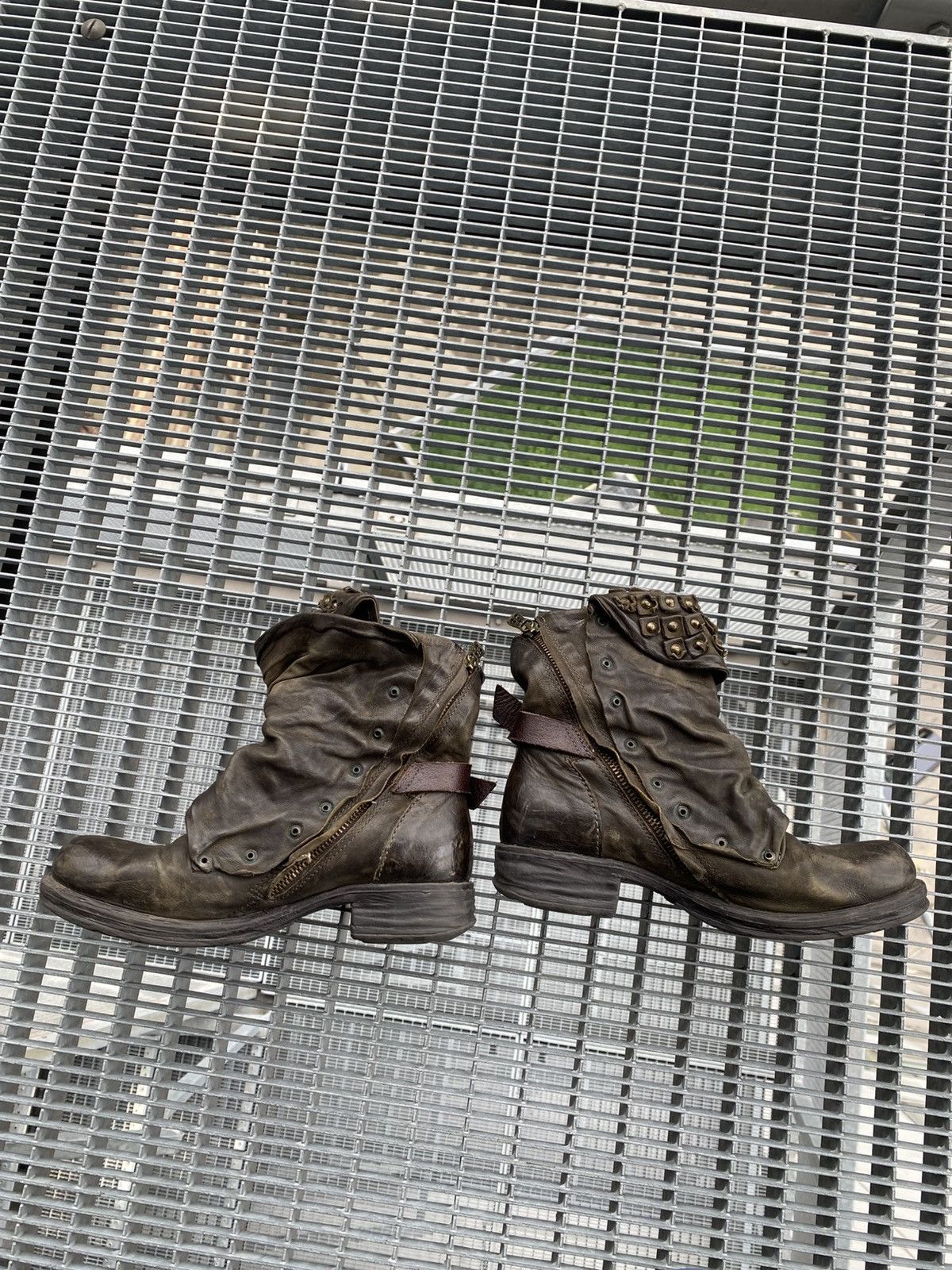 A.S.98 A.S.98 Vintage Leather Avant-garde Boots Size US 7 / IT 37 - 5 Thumbnail