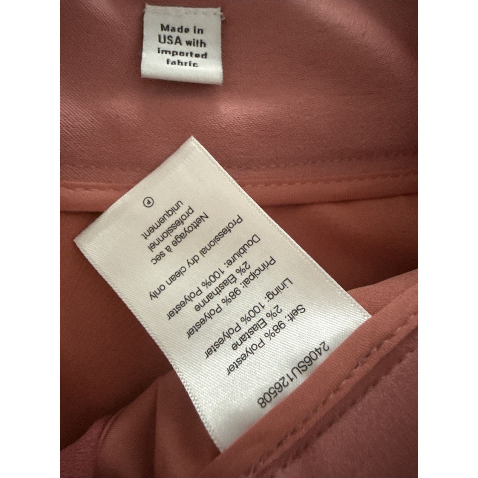 Veronica Beard Veronica Beard Edia Satin Wide leg Pants In Rose, NWT 10 Size 32" / US 10 / IT 46 - 9 Thumbnail
