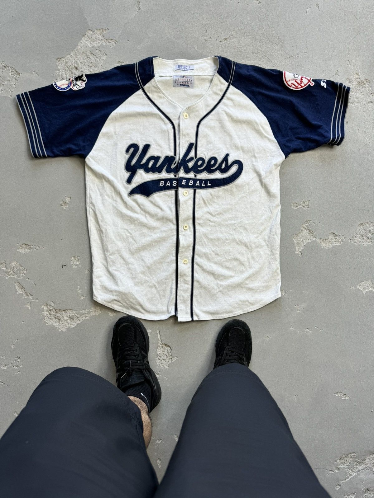 Y2K MLB New York Yankees Baseball Jersey shops Size Youth Large