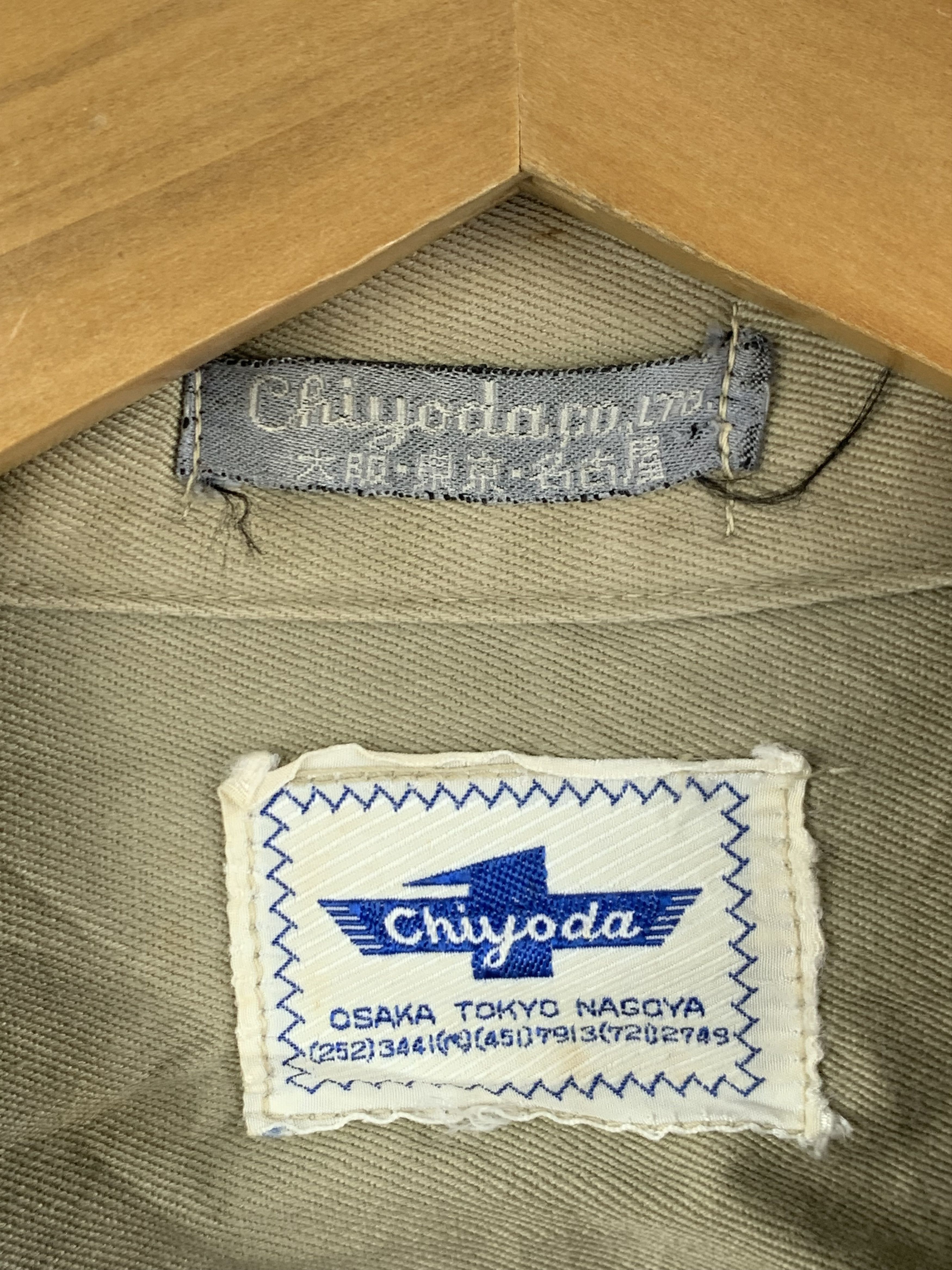 Japanese Brand Vintage 90s Chiyoda Japanese Brand Worker Denim Jacket J1621 Size US L / EU 52-54 / 3 - 5 Thumbnail