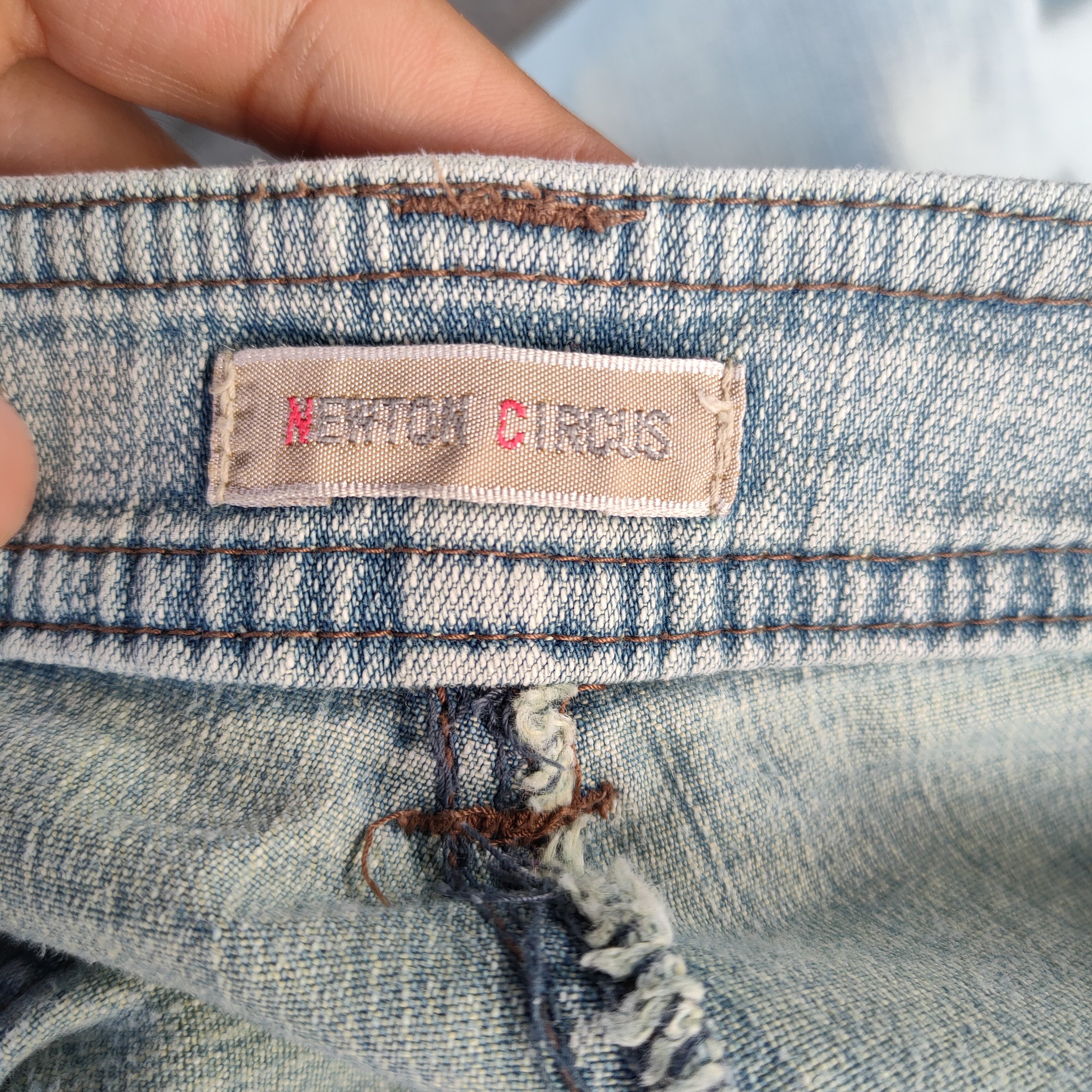 Jean × Newton × Vintage VINTAGE NEWTON CIRCUS FLARE FADED JEANS DENIM PANTS Size US 28 / EU 44 - 9 Thumbnail