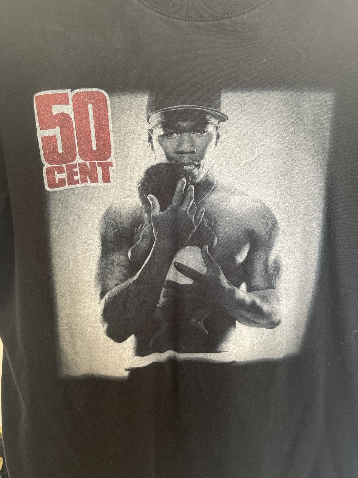 Vintage Vintage 50 Cent t-shirt Size US M / EU 48-50 / 2 - 2 Thumbnail