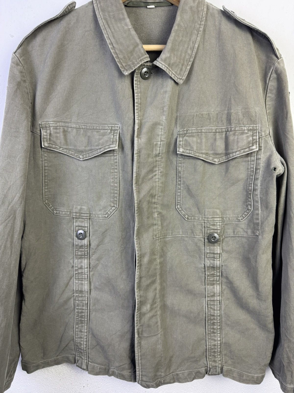 Vintage Vintage Germany Army Military Jacket Size US L / EU 52-54 / 3 - 2 Thumbnail