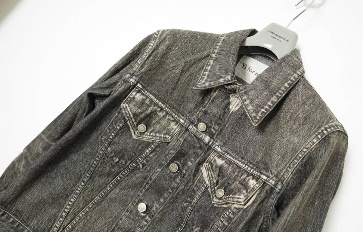 Yohji Yamamoto Yohji Yamamoto Y's for Men Faded Denim Jacket Size US S / EU 44-46 / 1 - 4 Thumbnail