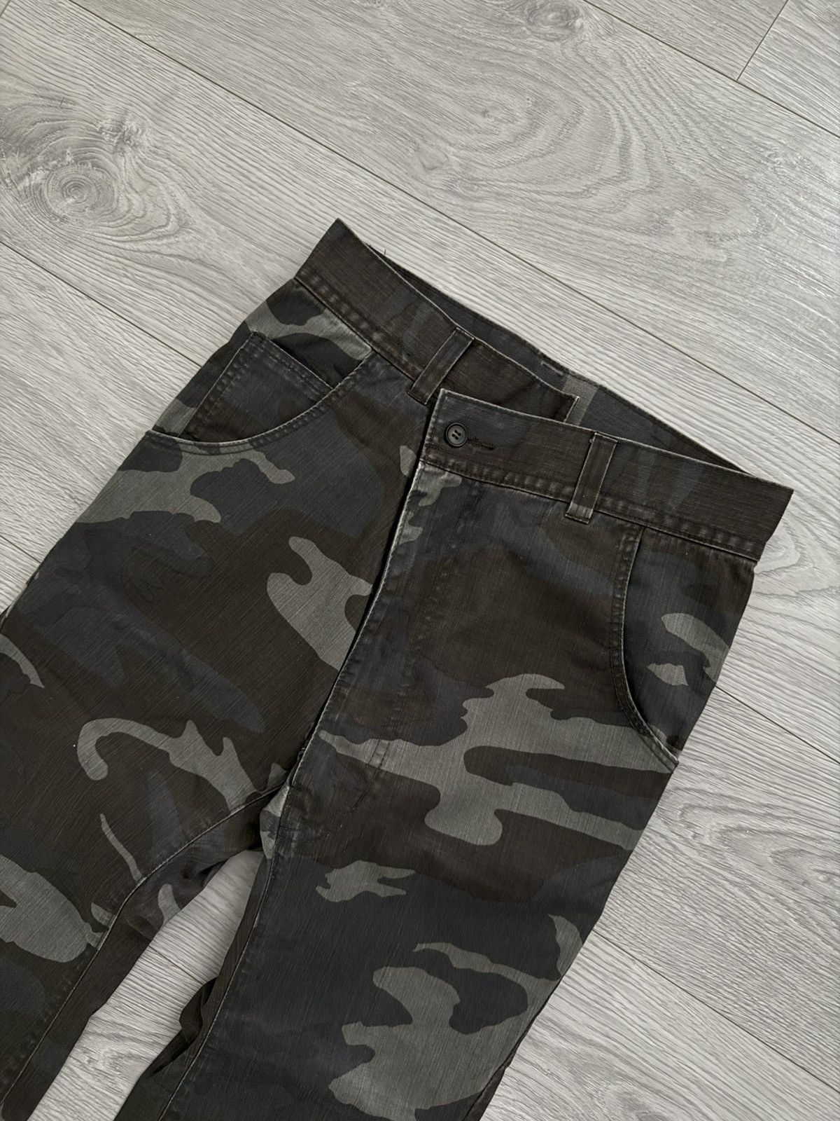 Final Home Final Home 2003 Asymmetrical Fly Camo Pants Size US 30 / EU 46 - 2 Thumbnail