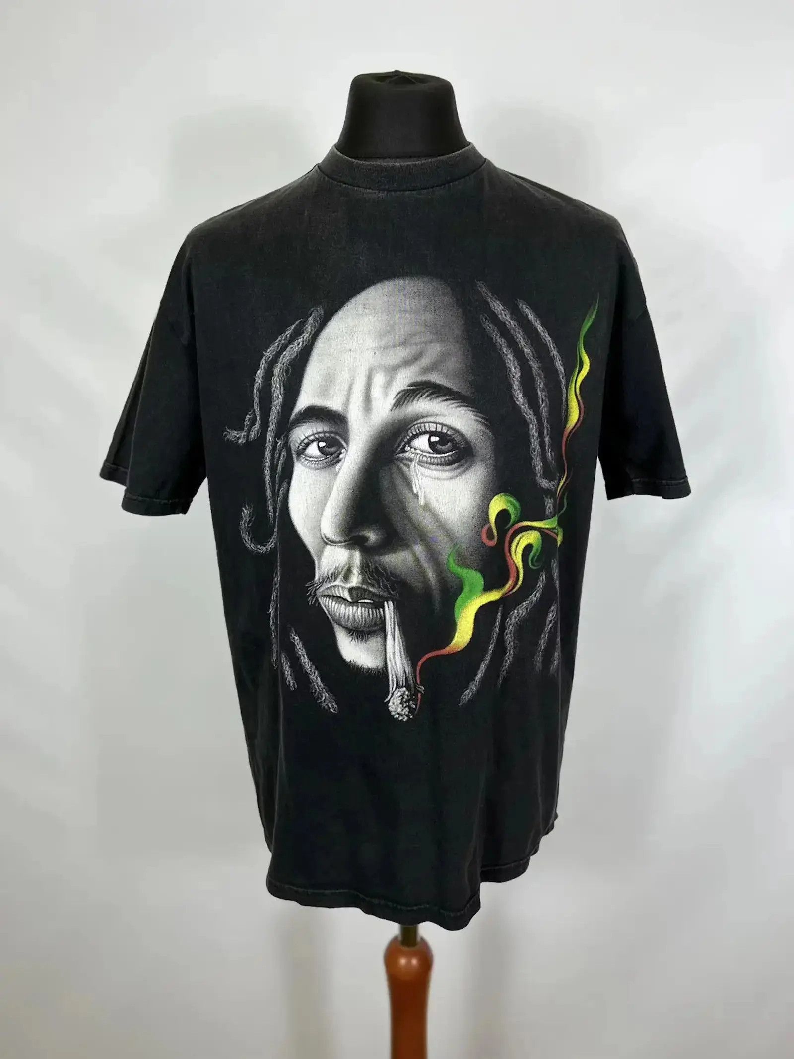 Bob Marley × Vintage Vintage Bob Marley T-shirt Size US XL / EU 56 / 4 - 1 Thumbnail