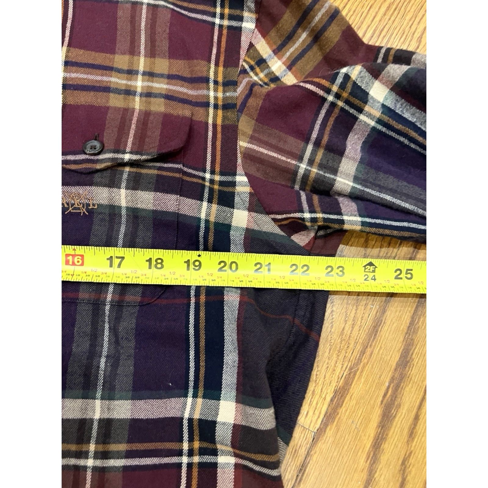 Ralph Lauren Lauren Ralph Lauren Womens Plaid Chore Jacket Shirt Sz M Shacket Western Preppy Brown Size M / US 6-8 / IT 42-44 - 7 Thumbnail