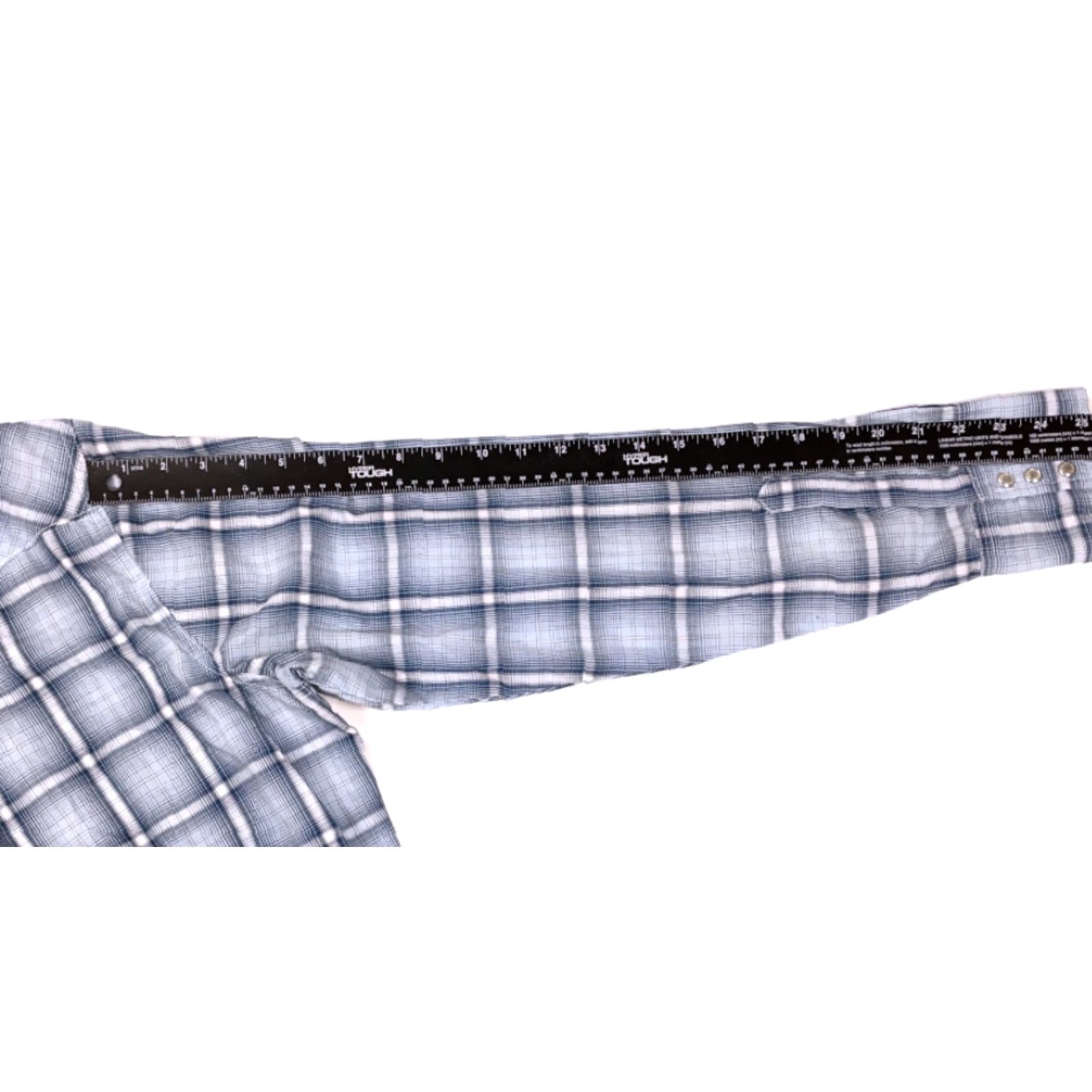 Wrangler VINTAGE Wrangler Wrancher Western Shirt Men 2XL Blue Plaid Pearl Snap Long Sleeve Button-Up Cowboy Regular Fit Casual Workwear Mens Size US XXL / EU 58 / 5 - 7 Thumbnail