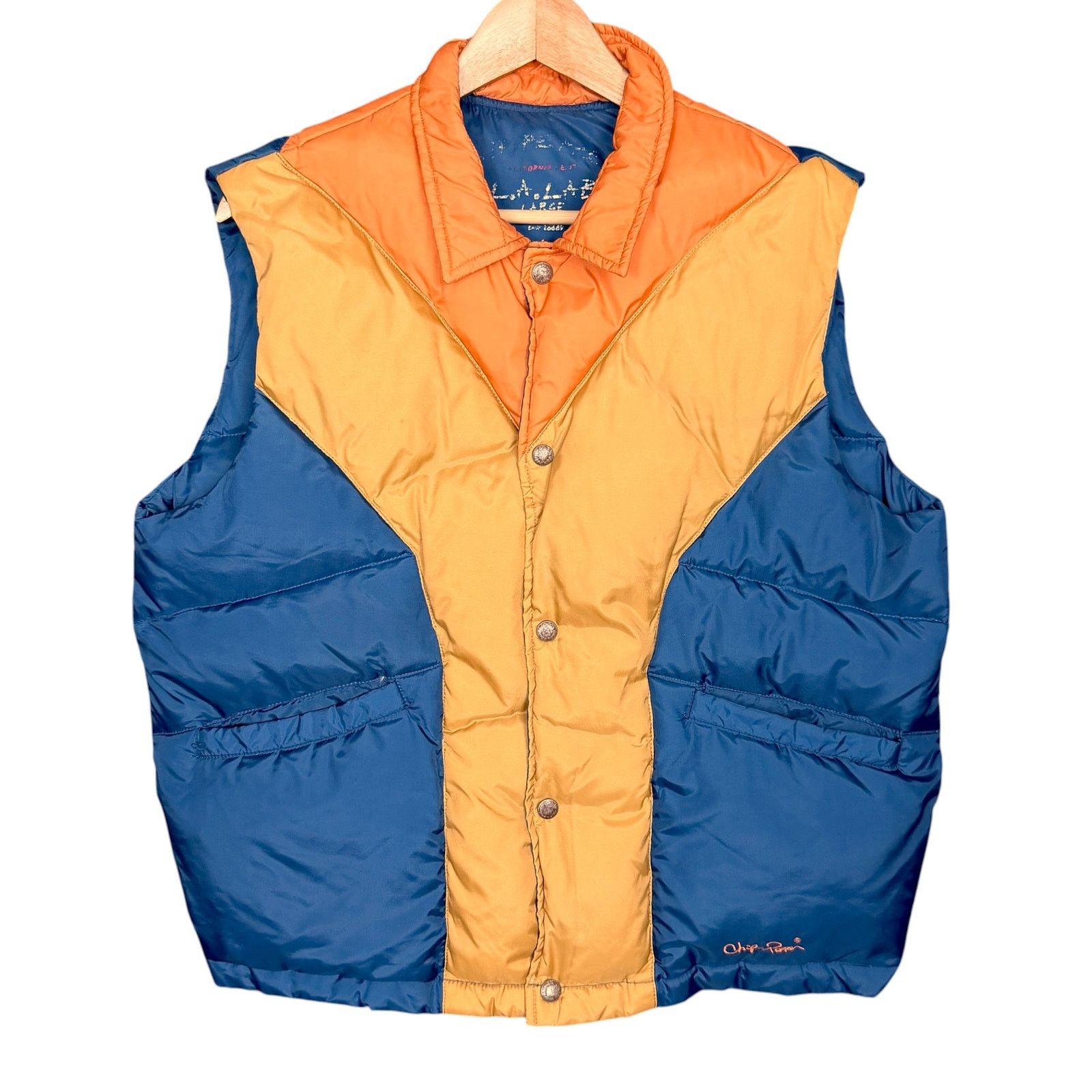 Chip & Pepper Vintage Y2K Chip & Pepper Los Angeles Men's L Down Vest Size US L / EU 52-54 / 3 - 7 Thumbnail