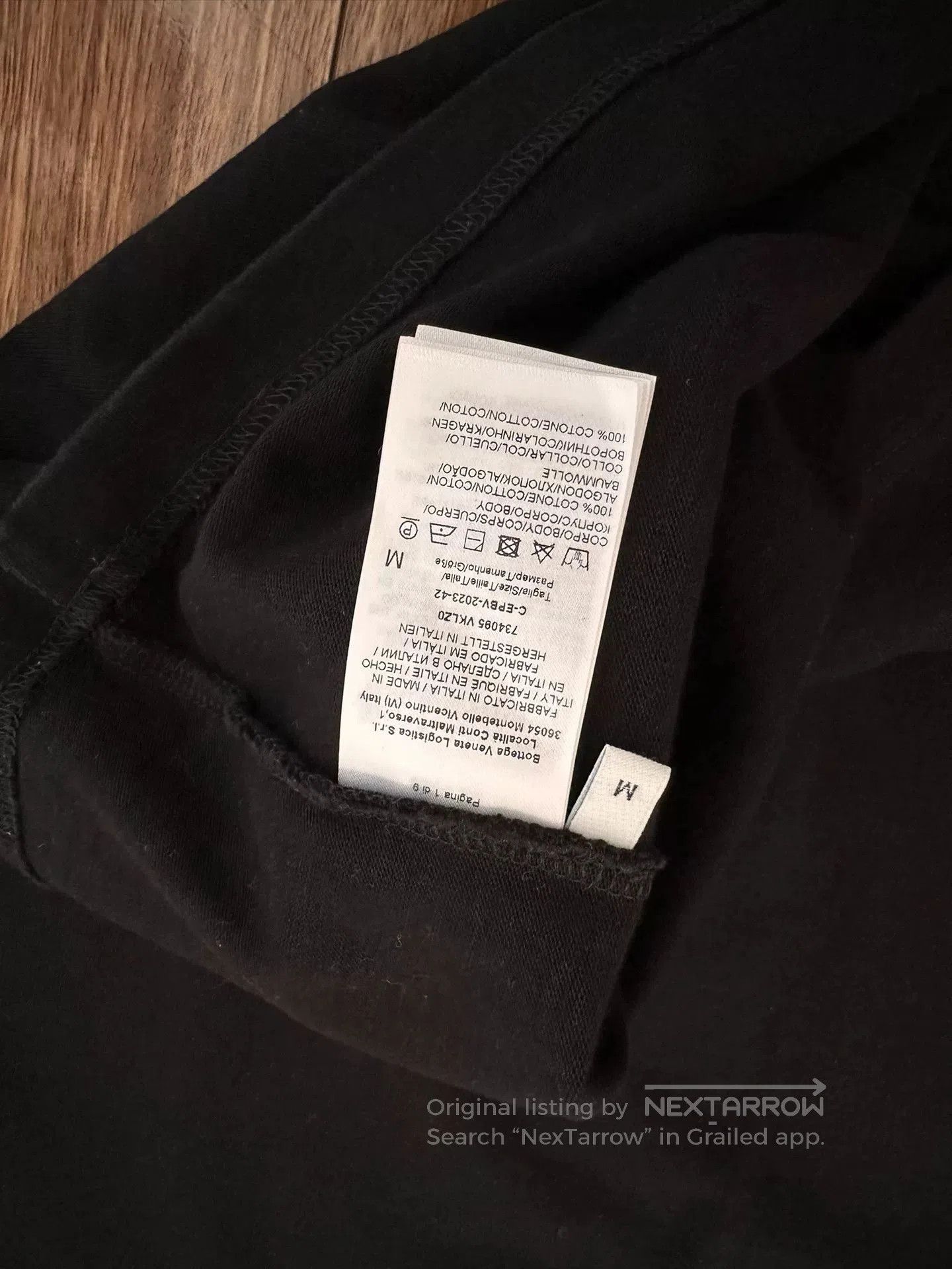 Bottega Veneta Bottega Veneta Logo Embroidered Short Sleeve Tee. Size US M / EU 48-50 / 2 - 4 Thumbnail