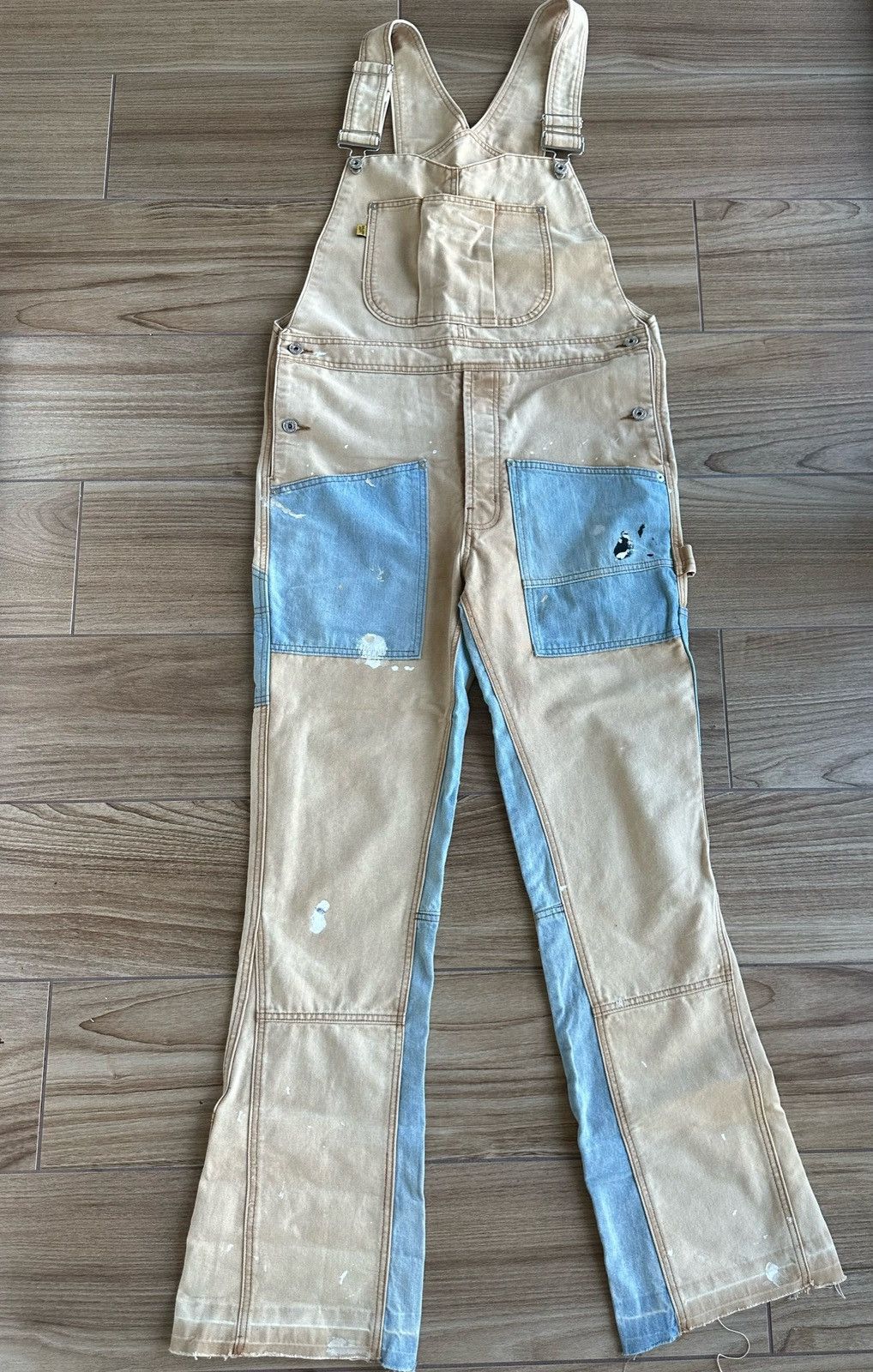 image of Gallery Dept. - Painted Overalls in Beige, Men's (Size 34)