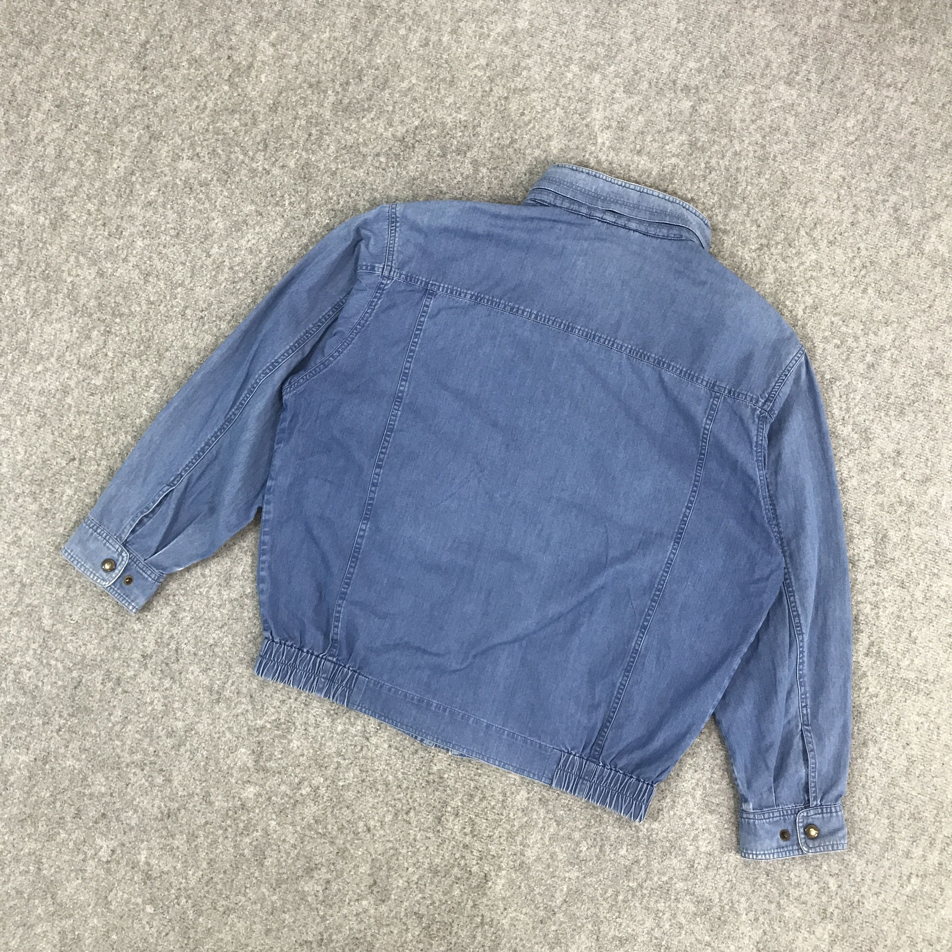 Burberry × Vintage BURBERRYS DISTRESSED BLUE JACKET Size US L / EU 52-54 / 3 - 6 Thumbnail
