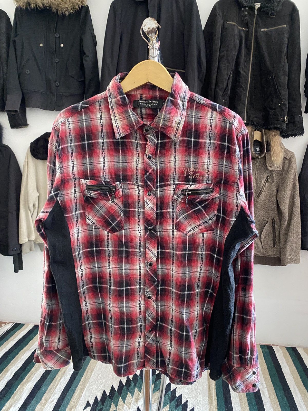 Japanese Brand Japanese Brand Thruxton Plaid Tartan Flannel Shirt Size US L / EU 52-54 / 3 - 2 Thumbnail