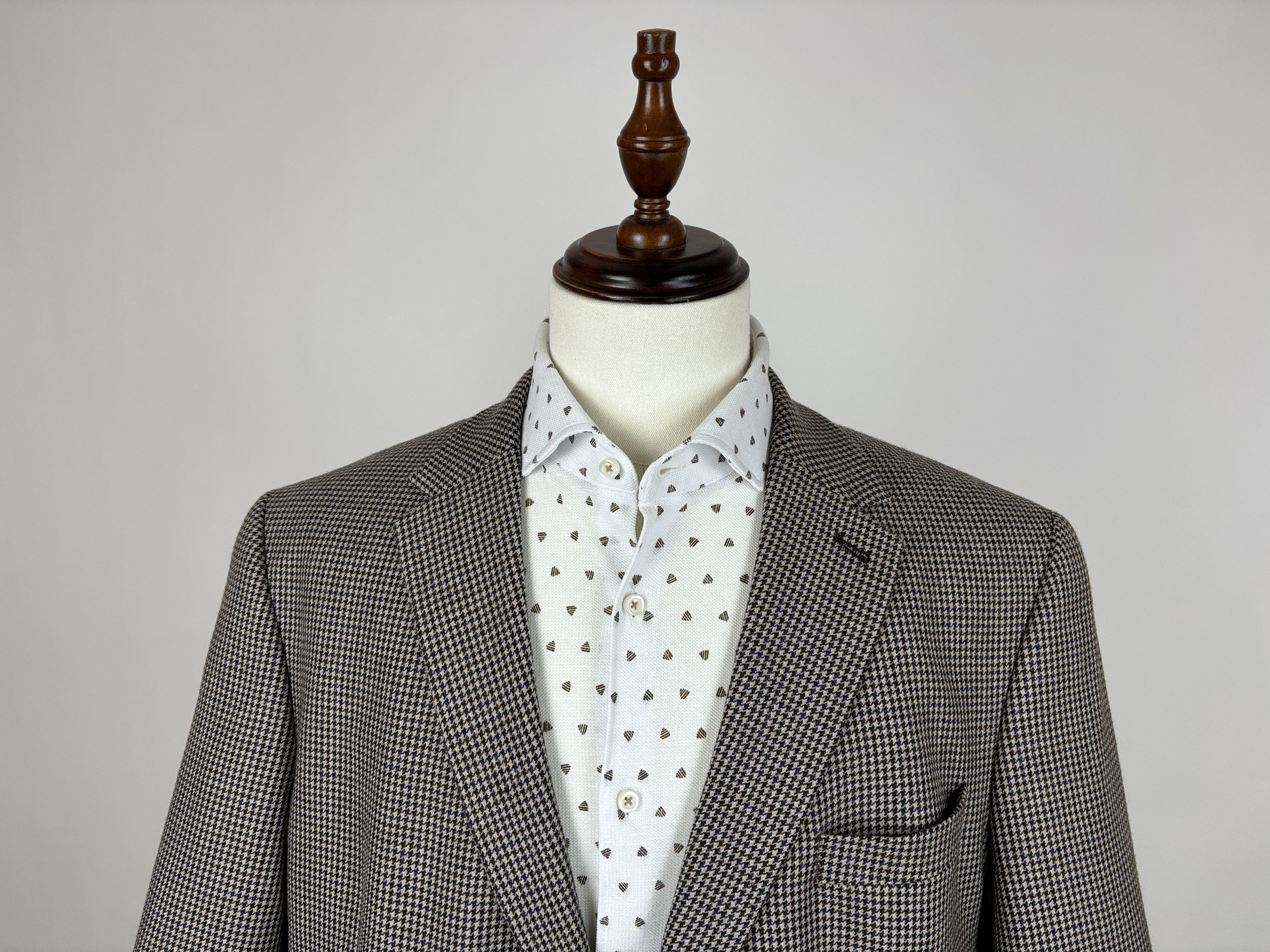 Marks & Spencer Marks and Spencer Wool Houndstooth Blazer Lanificio Campore Size 46R - 3 Thumbnail