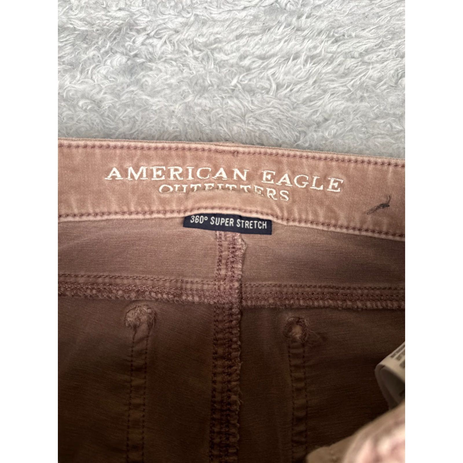 American Eagle Outfitters American Eagle Outfitters Jeans Women 0 Blush Jegging Skinny Raw Hem Stretch 360 Size 25" / US 0 / IT 36 - 6 Thumbnail