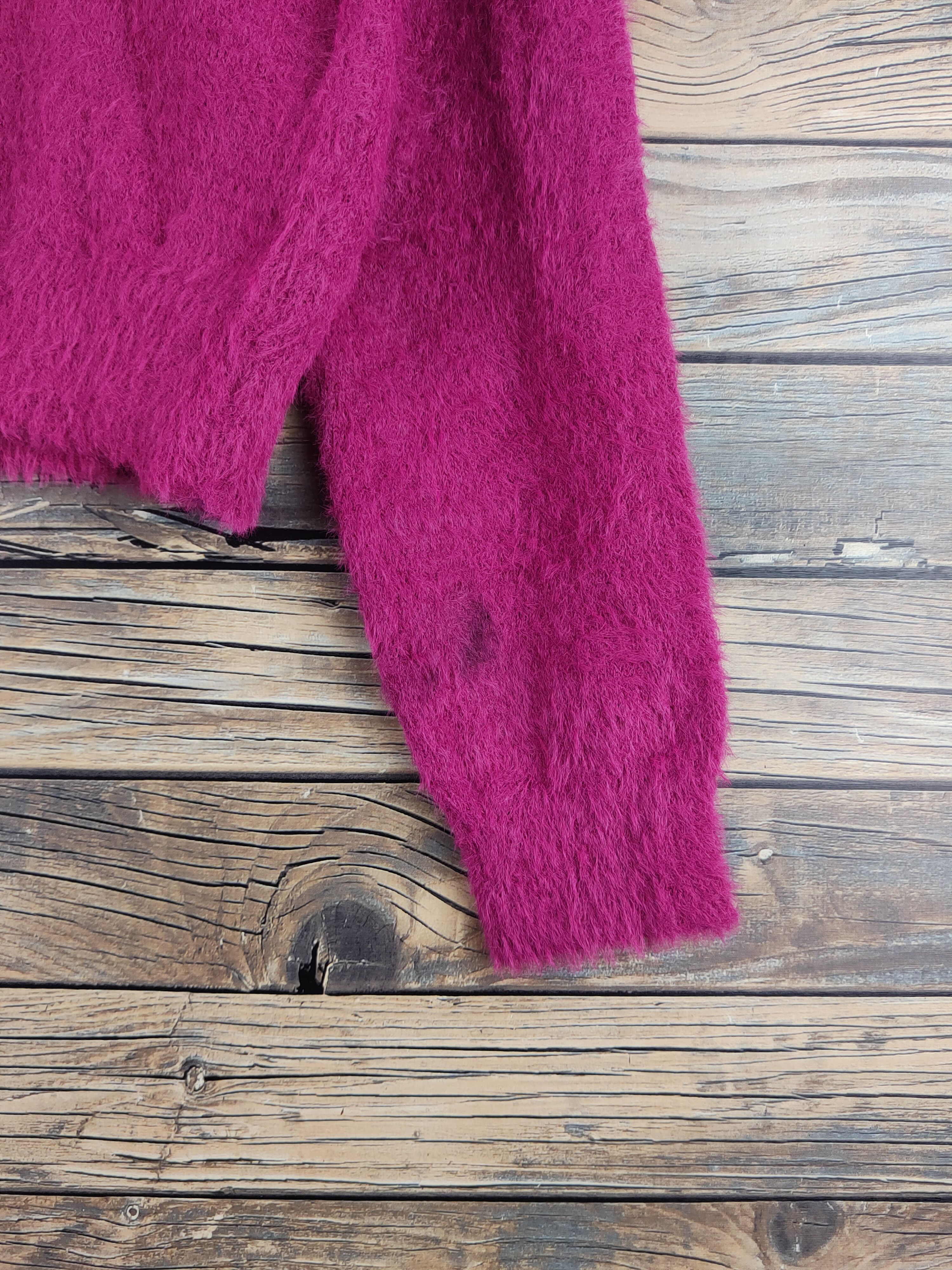 Japanese Brand DLL Talk About Love fur mohair shaggy knitwear #46-518 Size M / US 6-8 / IT 42-44 - 7 Thumbnail