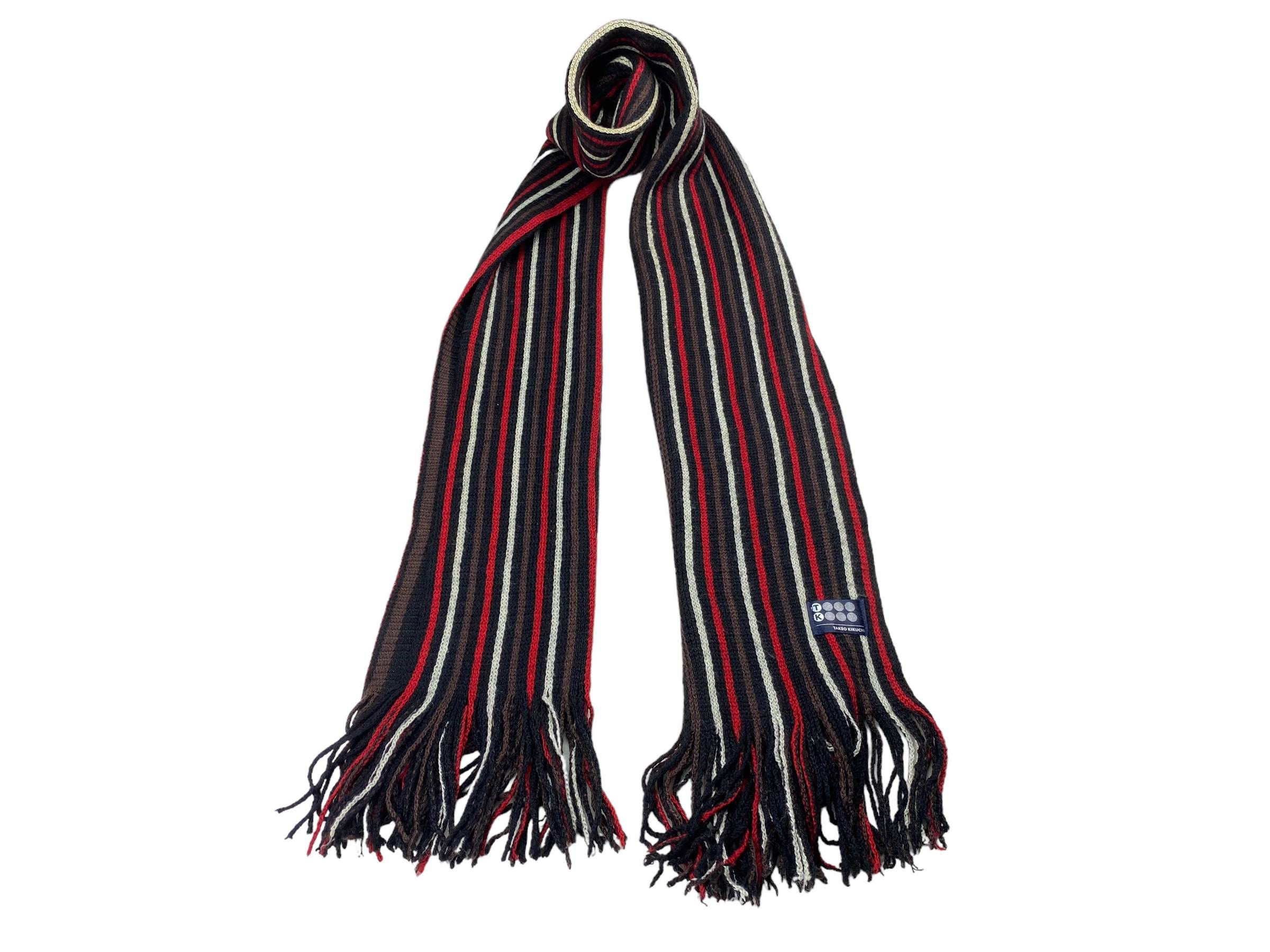 Takeo Kikuchi Vintage Takeo Kikuchi Scarf Rare Japanese Designer Accessory Size ONE SIZE - 1 Thumbnail
