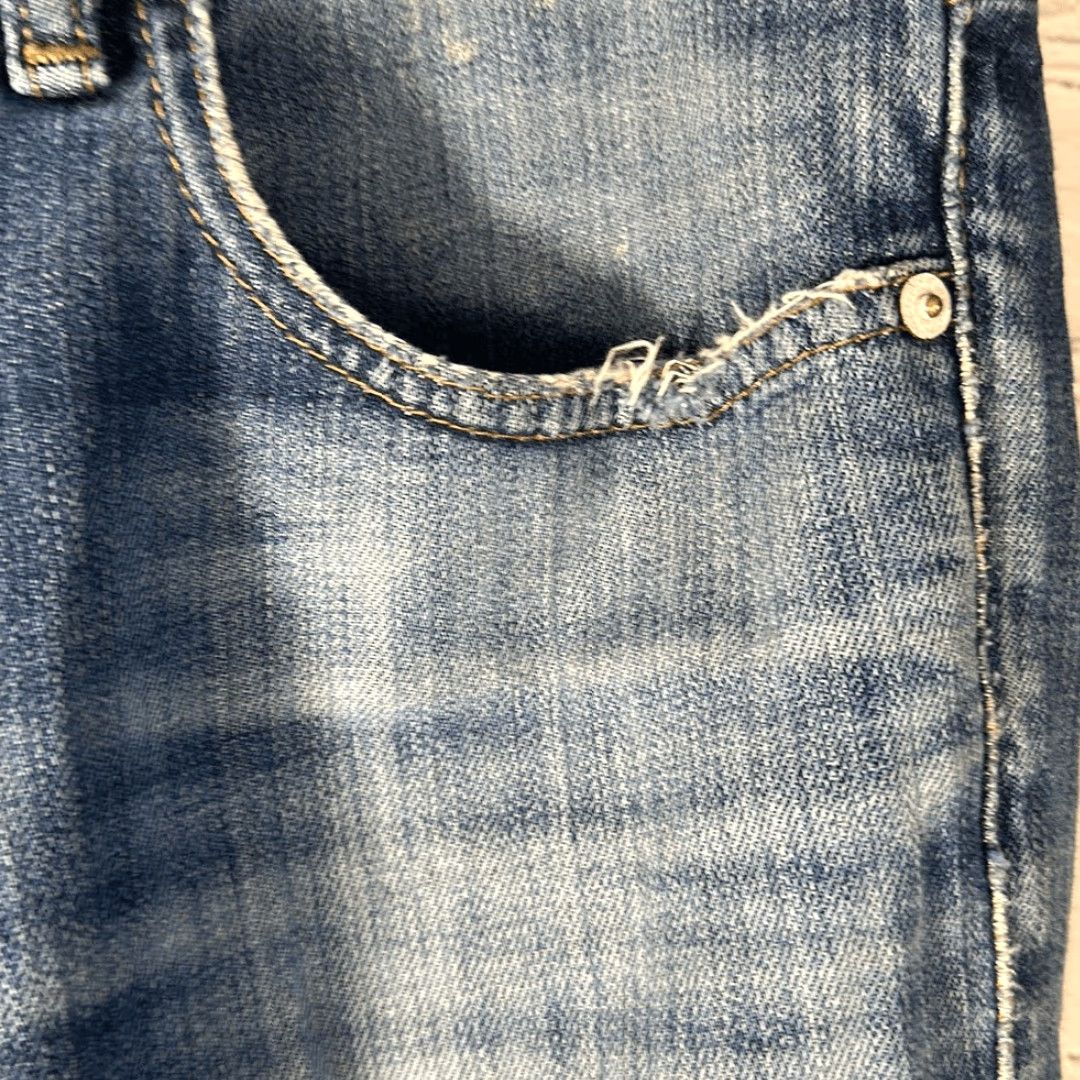 Bonobos VINTAGE Bonobos Jeans Mens Slim Straight Jeans Denim W31 x L30 (Blue) Mens Jeans Slim Straight 31x30 Bonobos Denim Straight Jeans Size US 31 - 5 Thumbnail