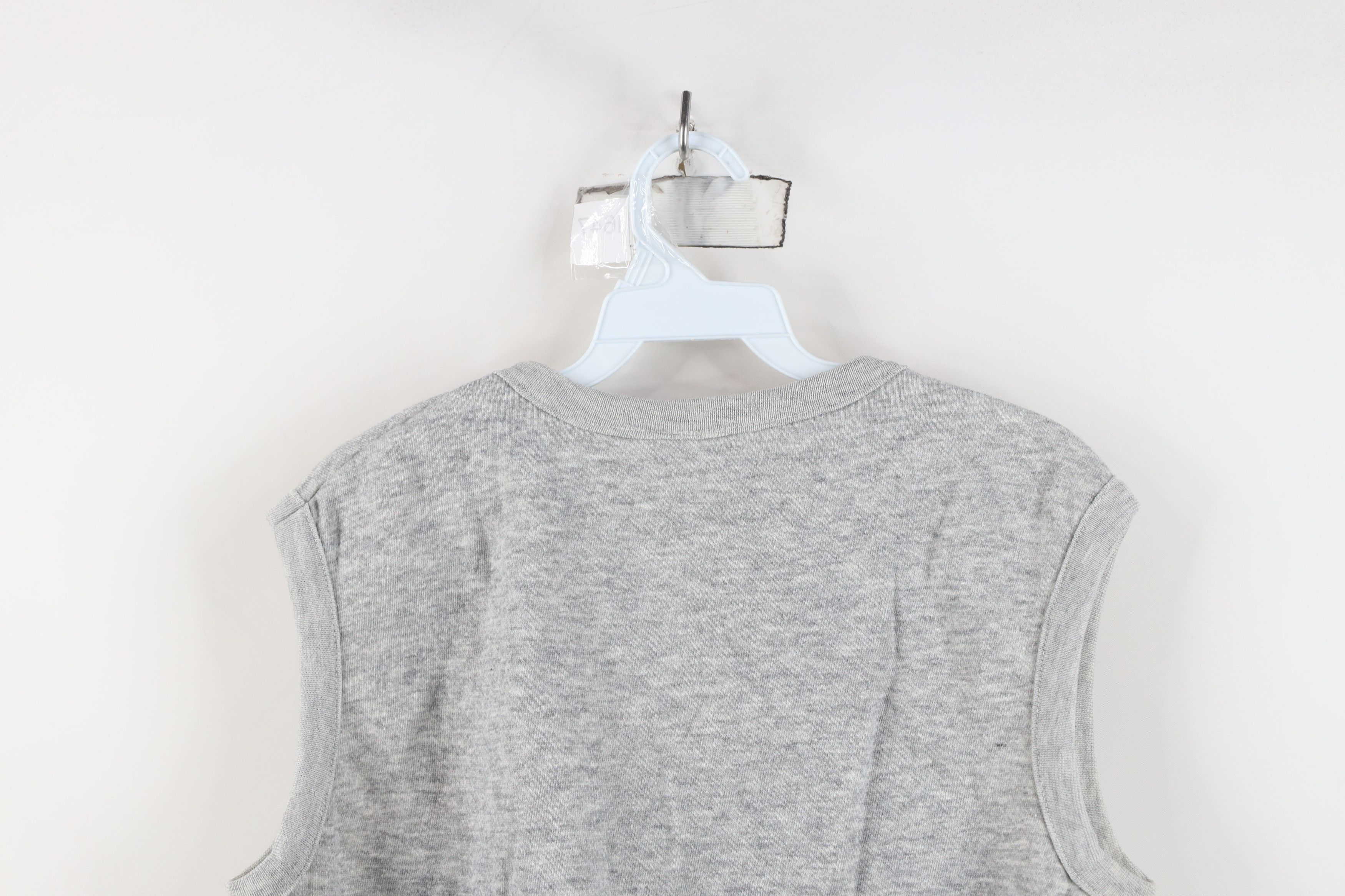 Vintage Vintage 70s Streetwear Sleeveless Sweatshirt Gray USA Size US S / EU 44-46 / 1 - 8 Thumbnail