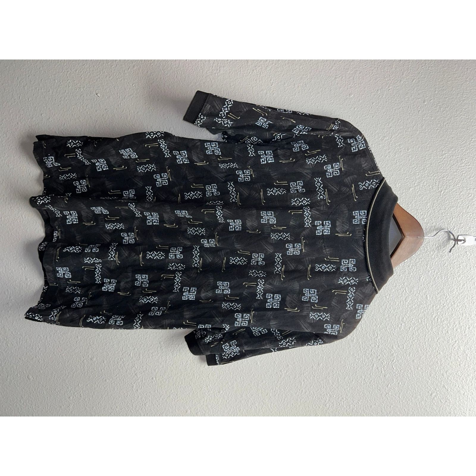 Vintage Vintage Knightsbridge Aztec Polo Shirt large VTG Mens L Size US L / EU 52-54 / 3 - 6 Thumbnail