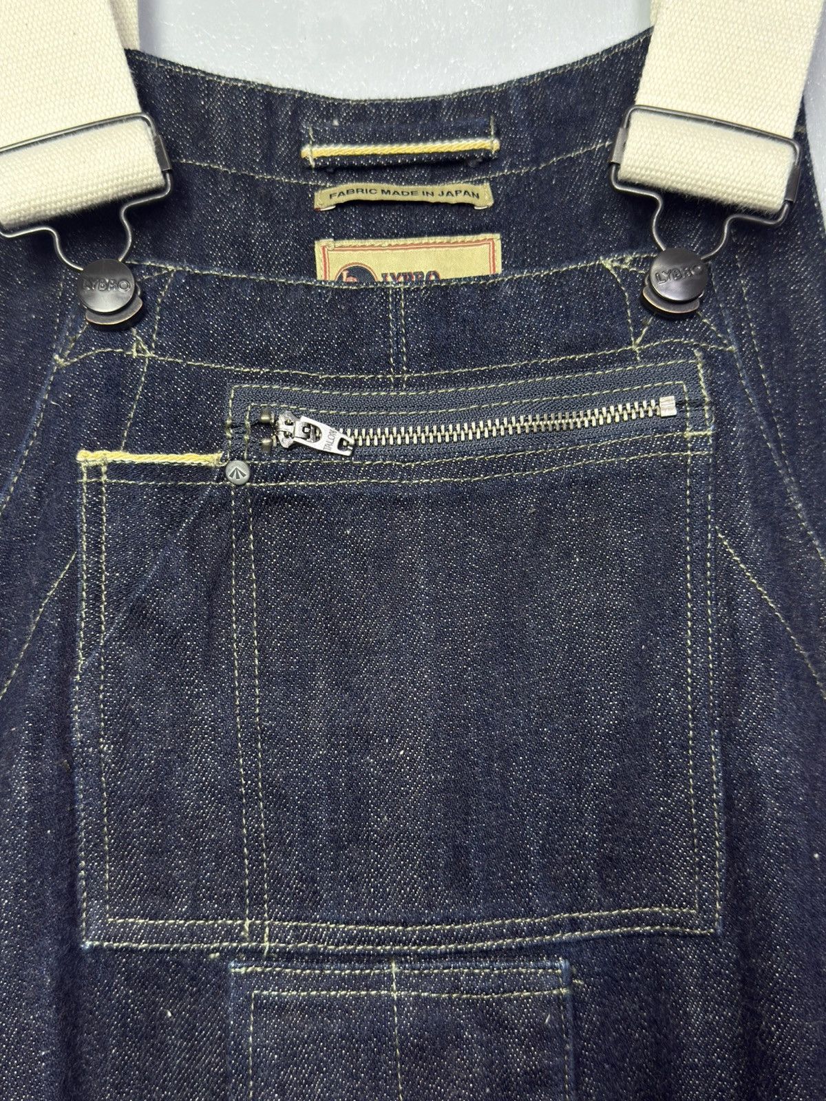 Nigel Cabourn Nigel Cabourn Lybro Naval Dungaree Denim Overall - Size 46 Size US 30 / EU 46 - 3 Thumbnail