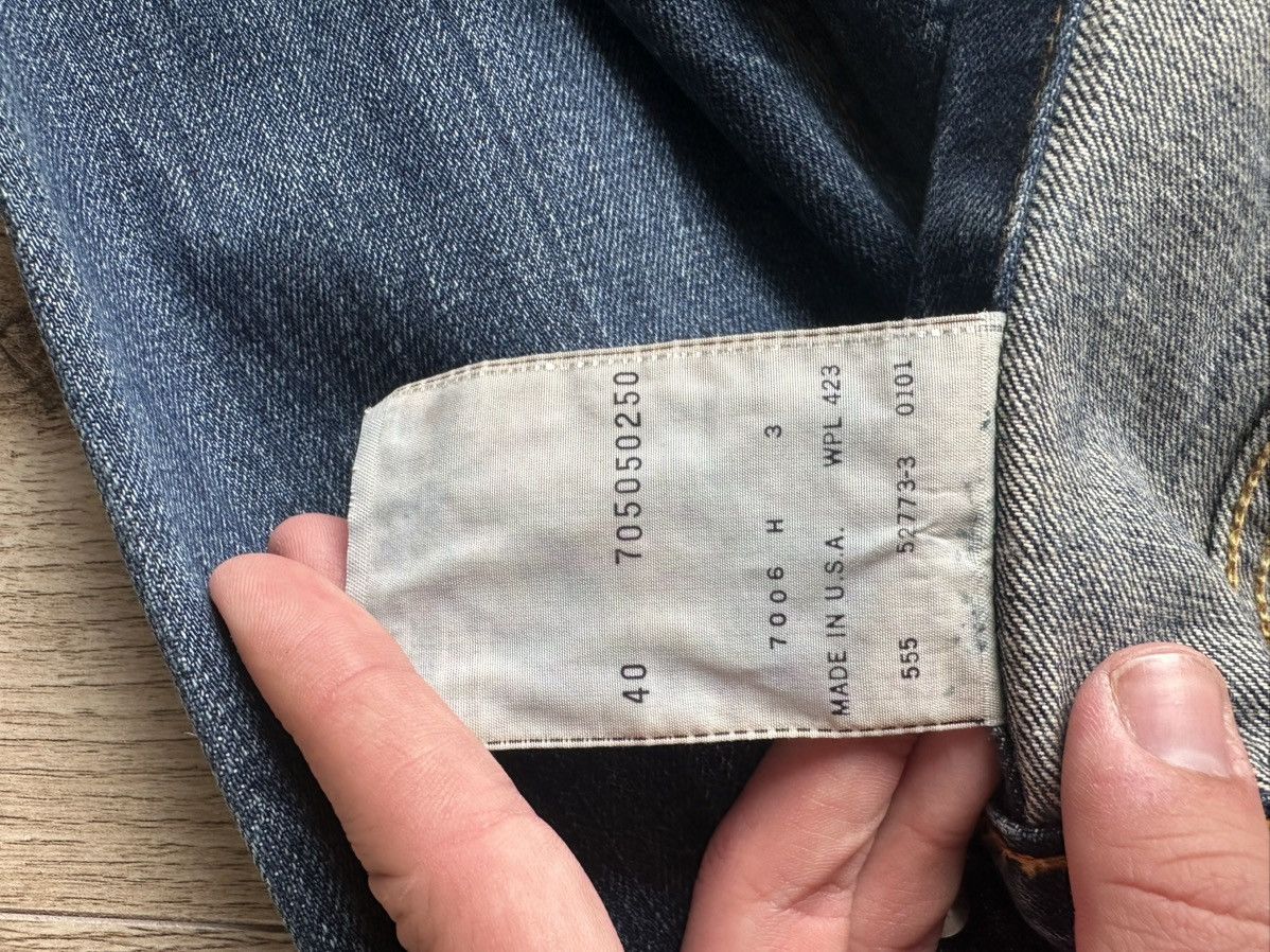 Levi's LEVIS Big E 67s Made in USA Denim Jacket Men Size 40 Size US XXS / EU 40 - 7 Thumbnail